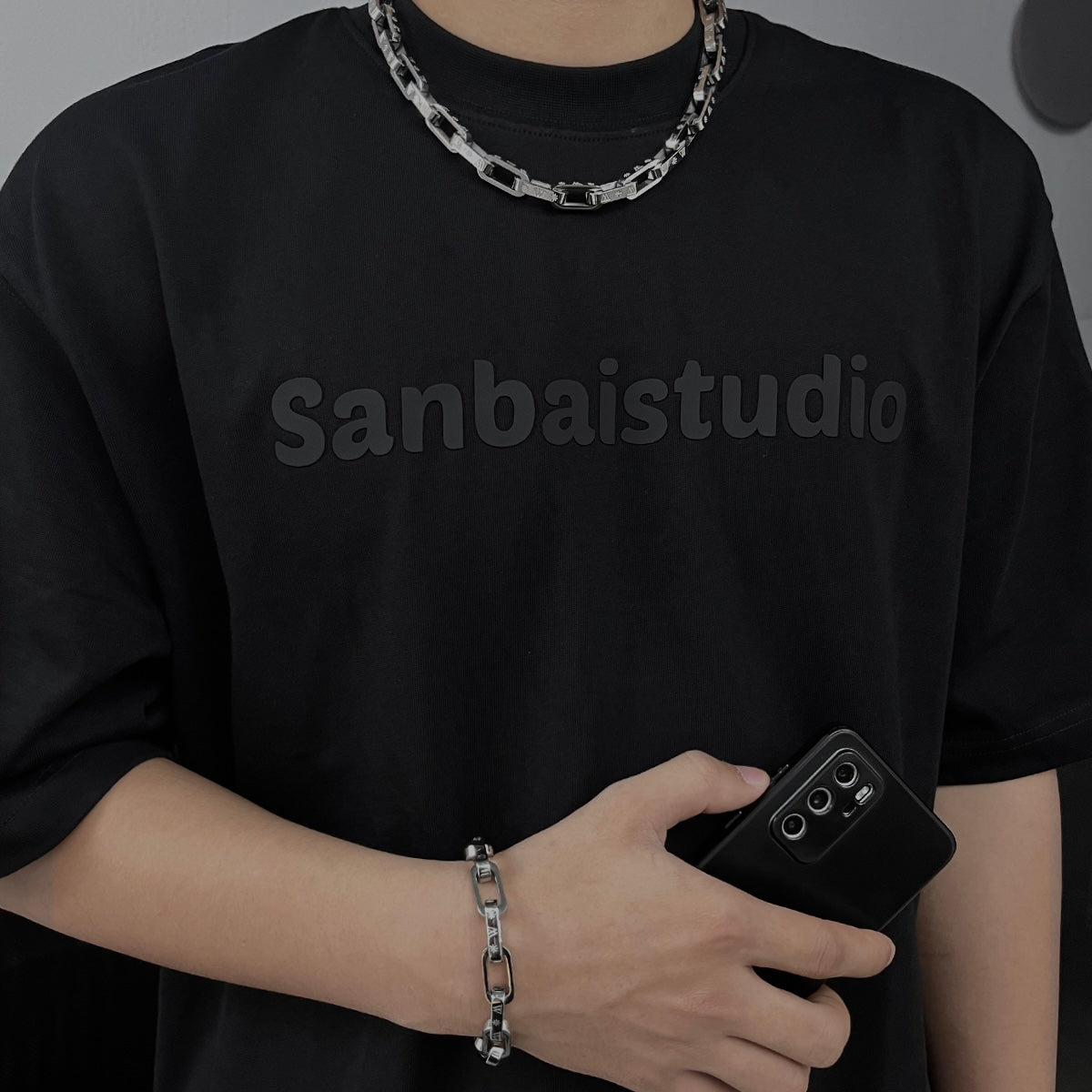 Square Buckle Titanium Steel Bracelet