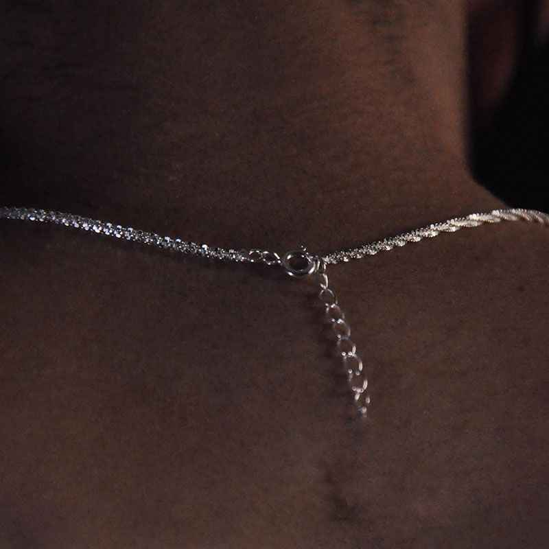 Snake Bone Sparkling Necklace