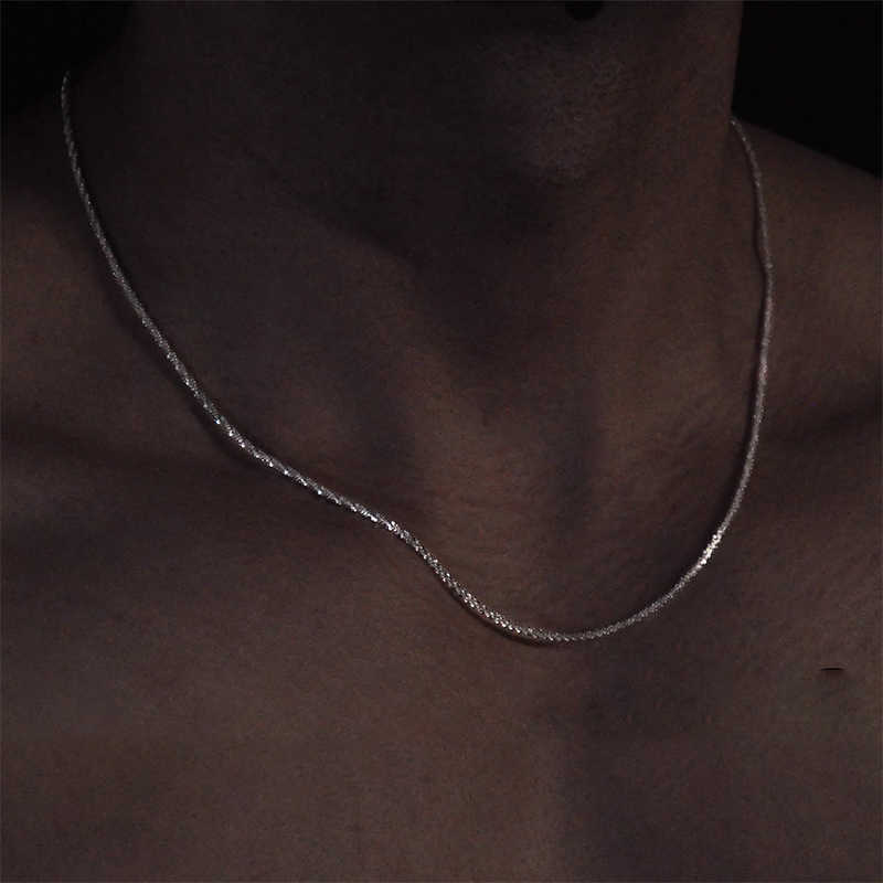 Snake Bone Sparkling Necklace