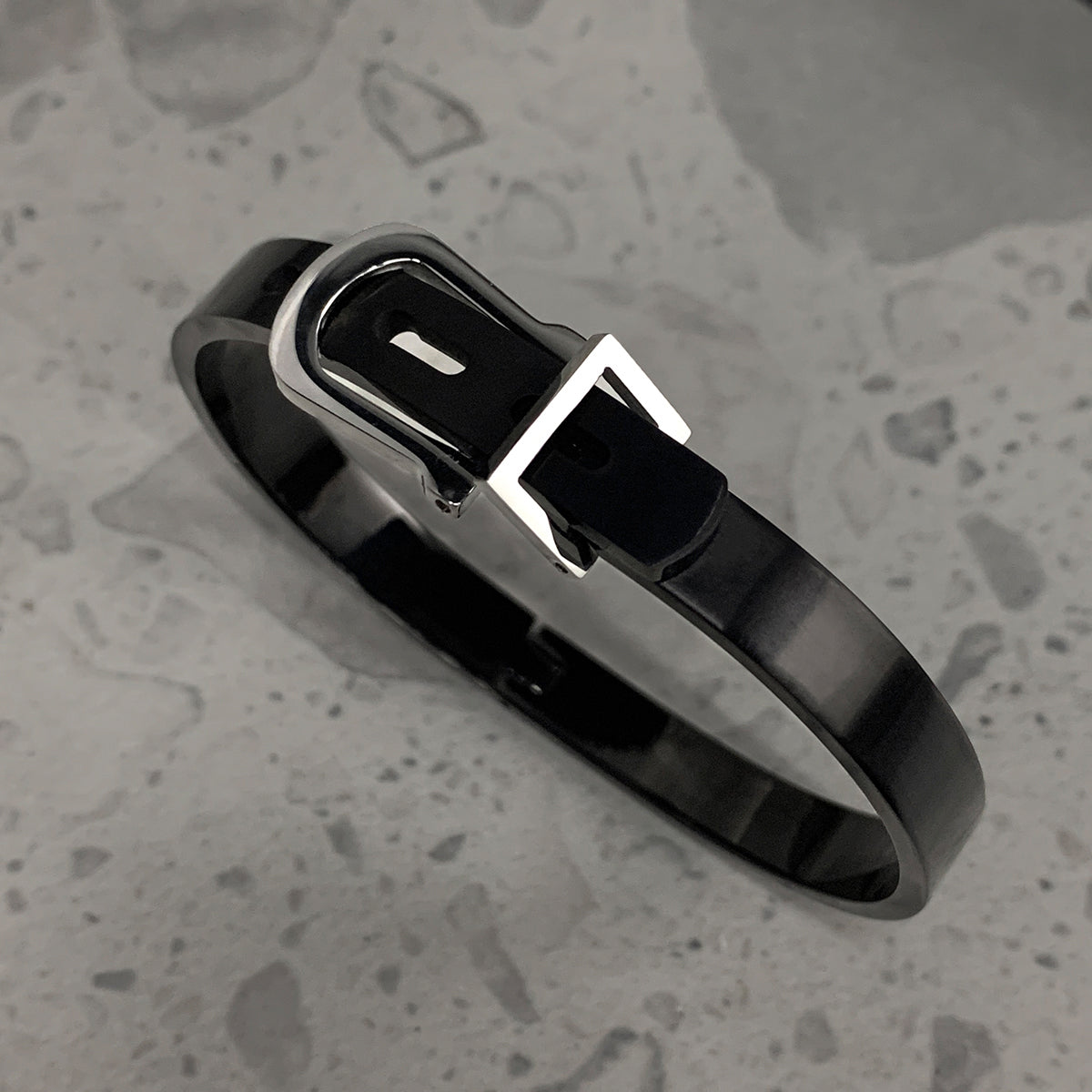 Titanium Steel Belt Buckle Bracelet