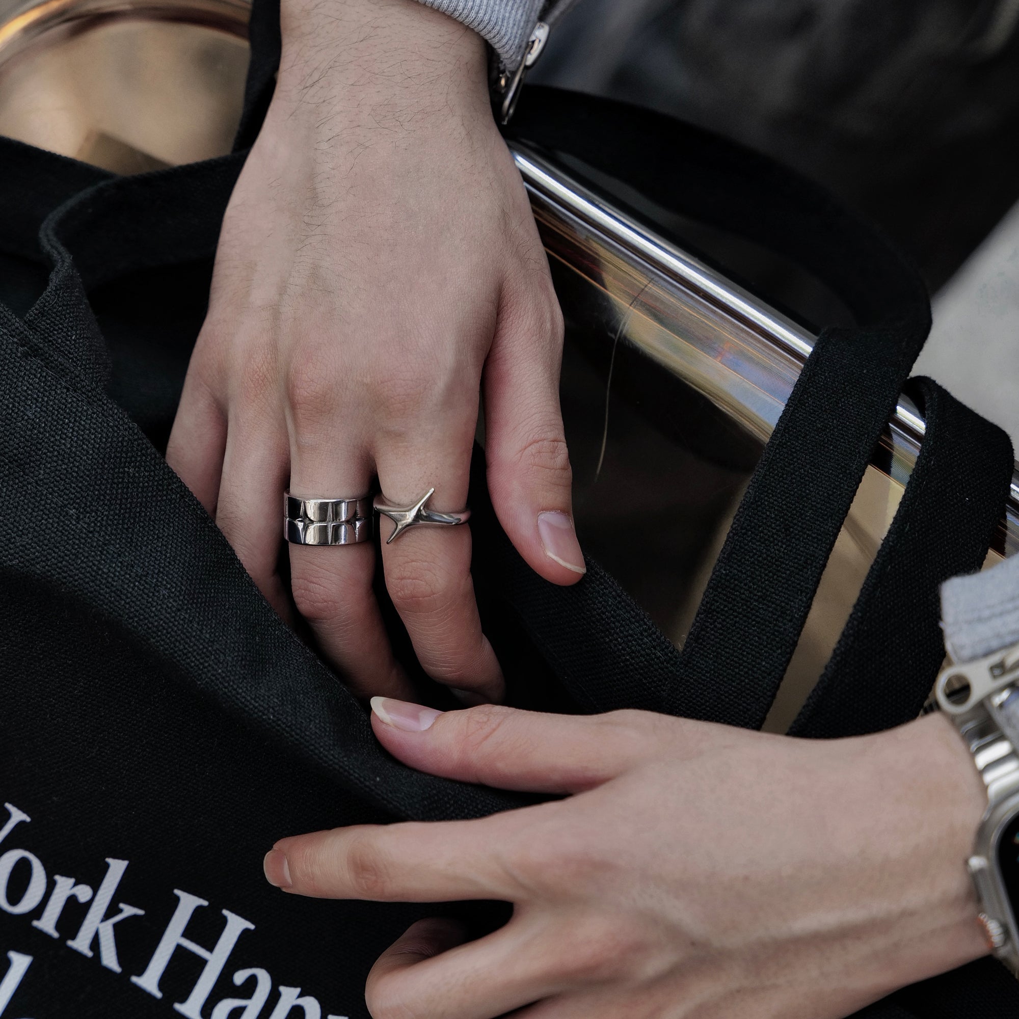 Shining Star Titanium Steel Ring