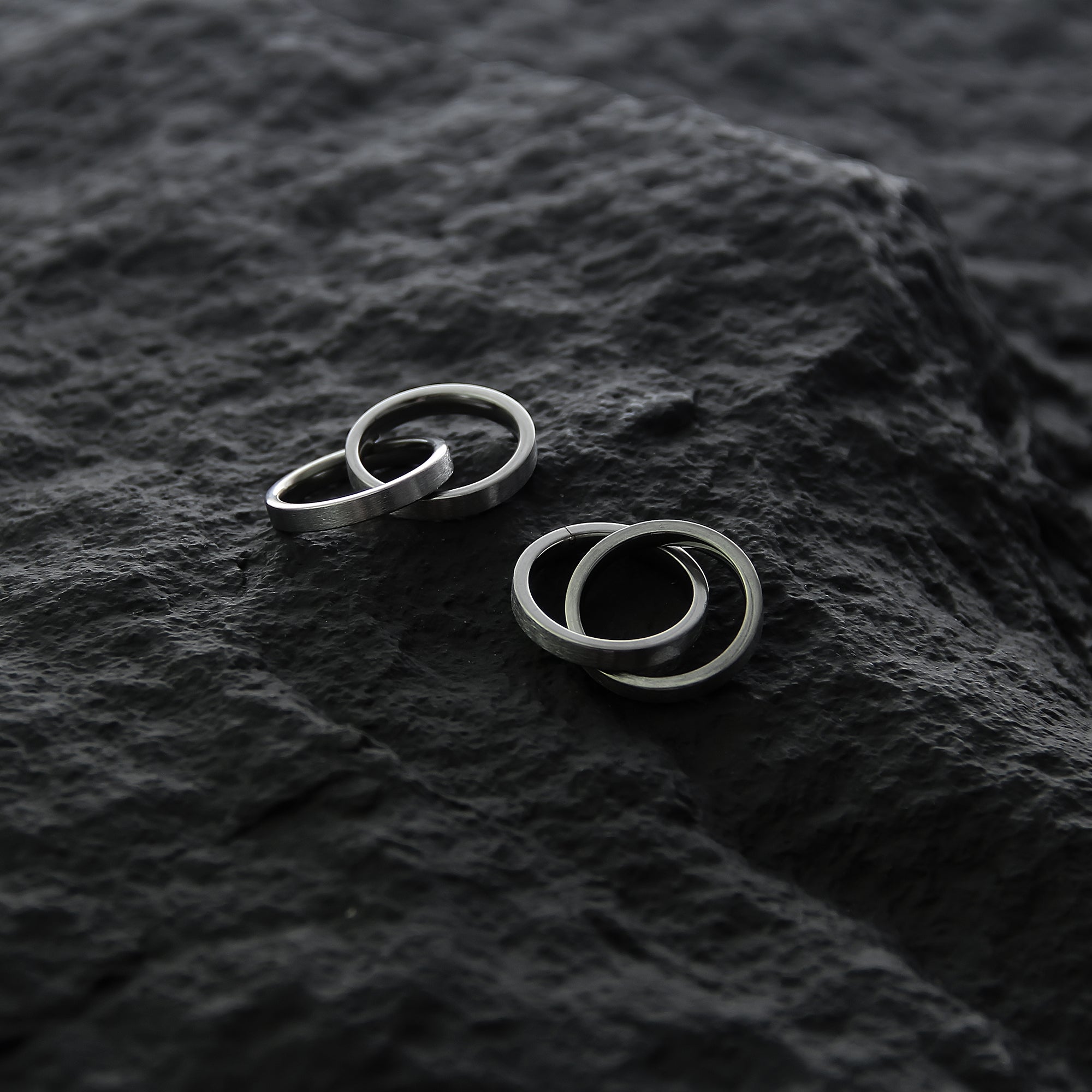 Simple Titanium Steel Ring