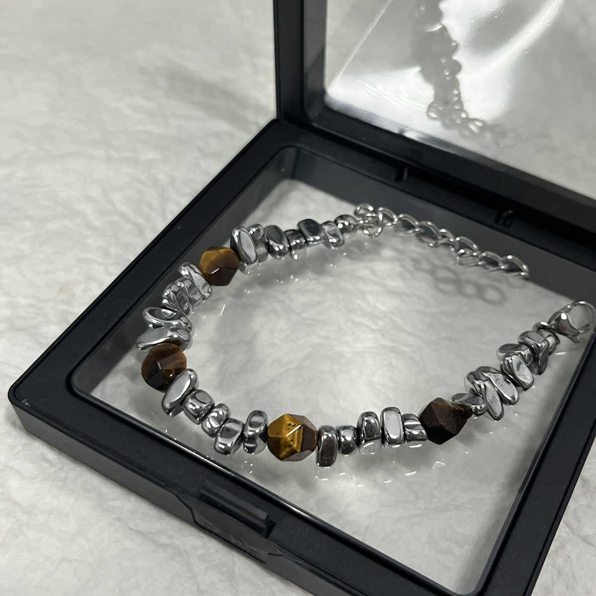 Beaded Titanium Steel Bracelet