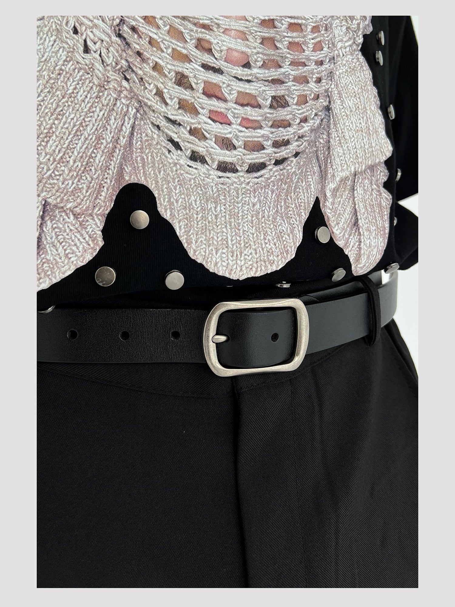 Niche Metal Buckle Belt ArtsKoreanMan