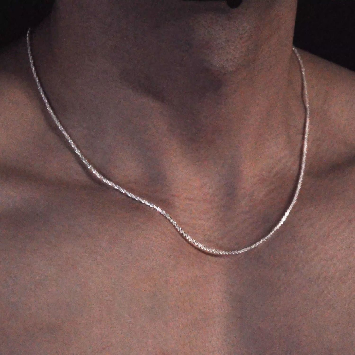 Snake Bone Sparkling Necklace