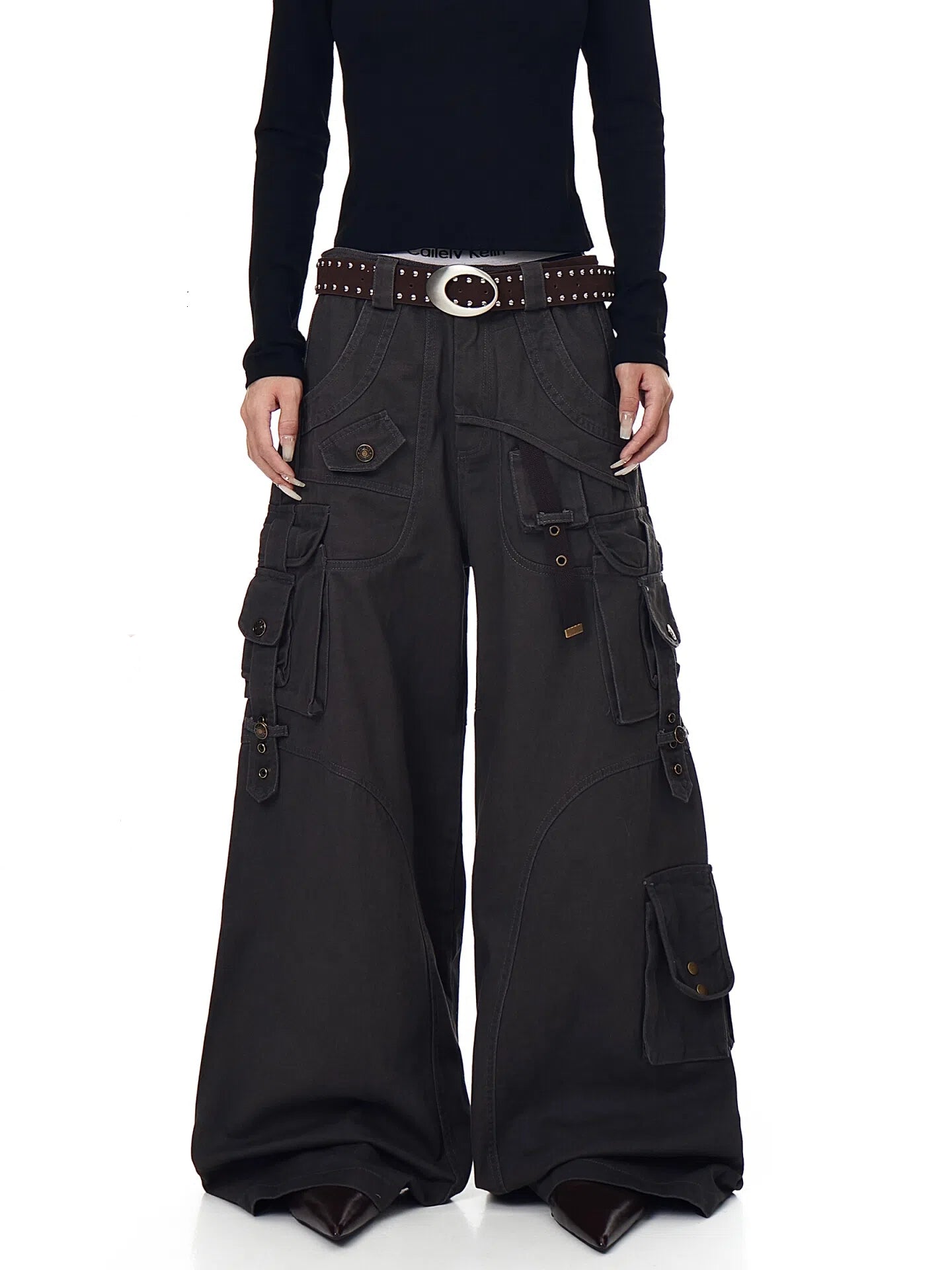 High Street Utility Multi-Pocket Cargo Pants