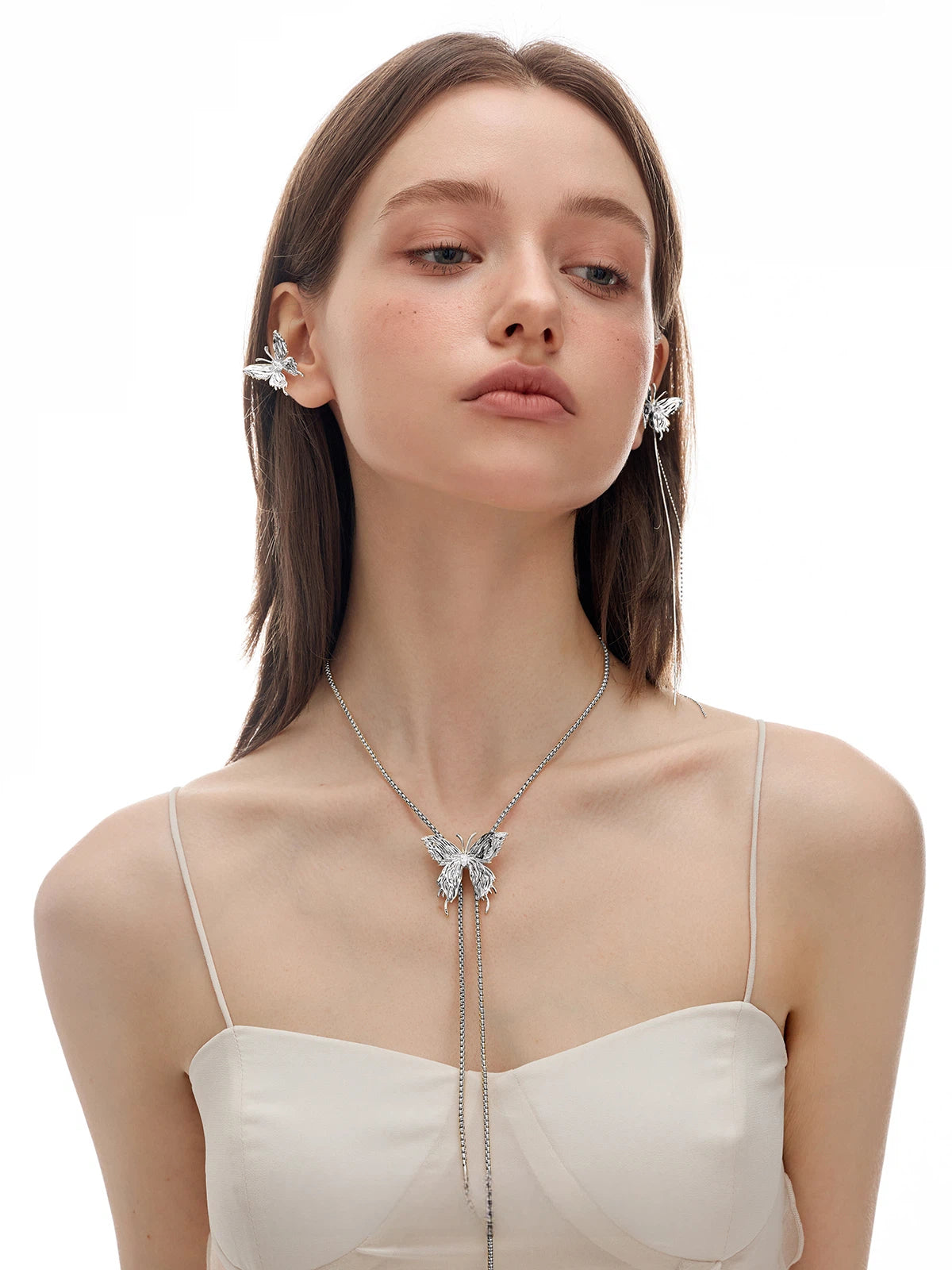 Liquid Butterfly Adjustable Necklace