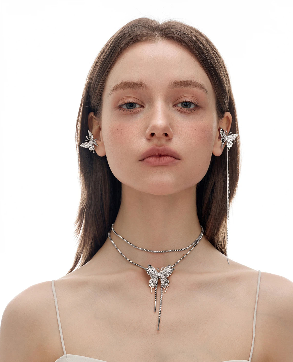 Liquid Butterfly Adjustable Necklace