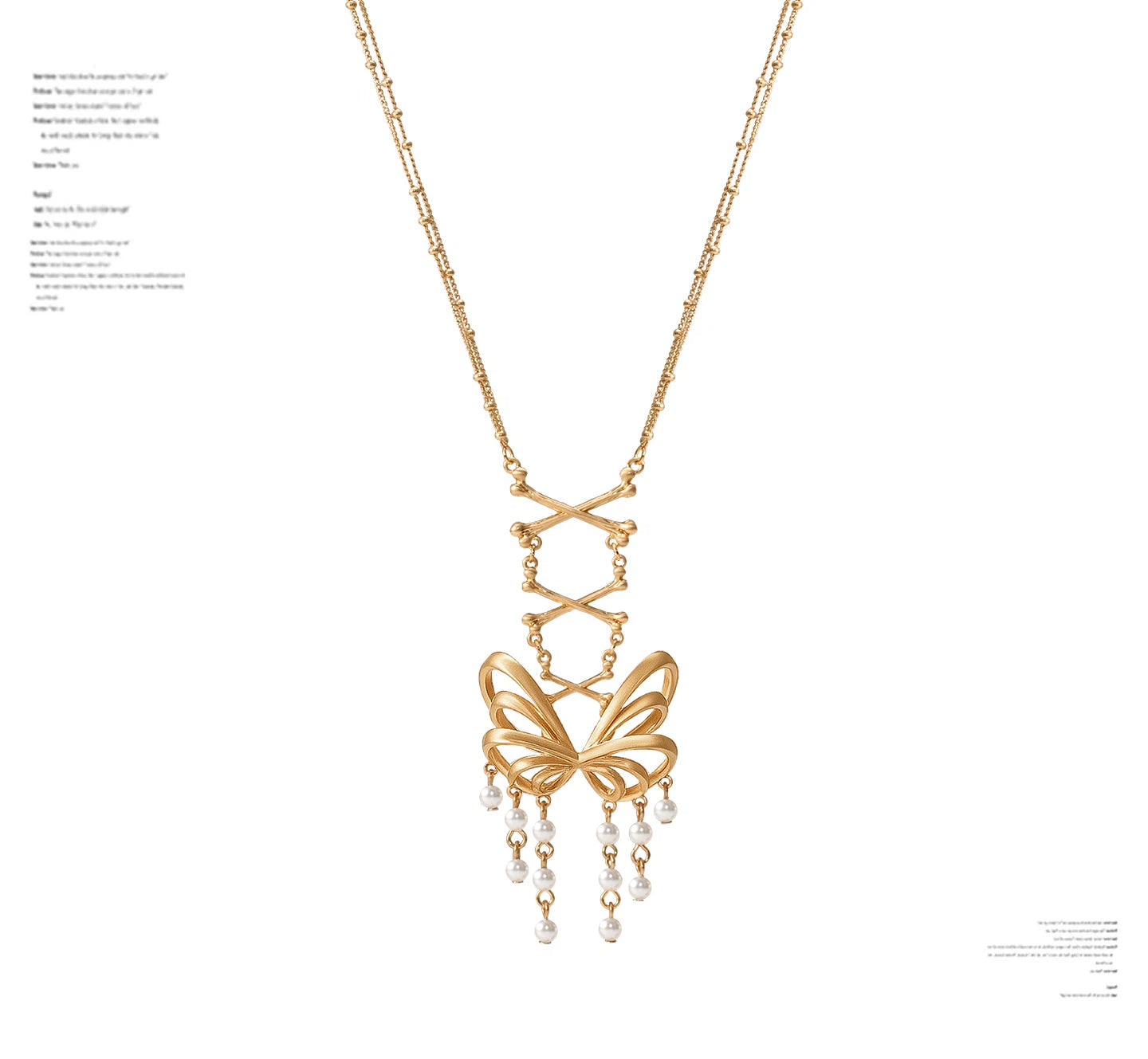 Bowknot Pendant Necklace