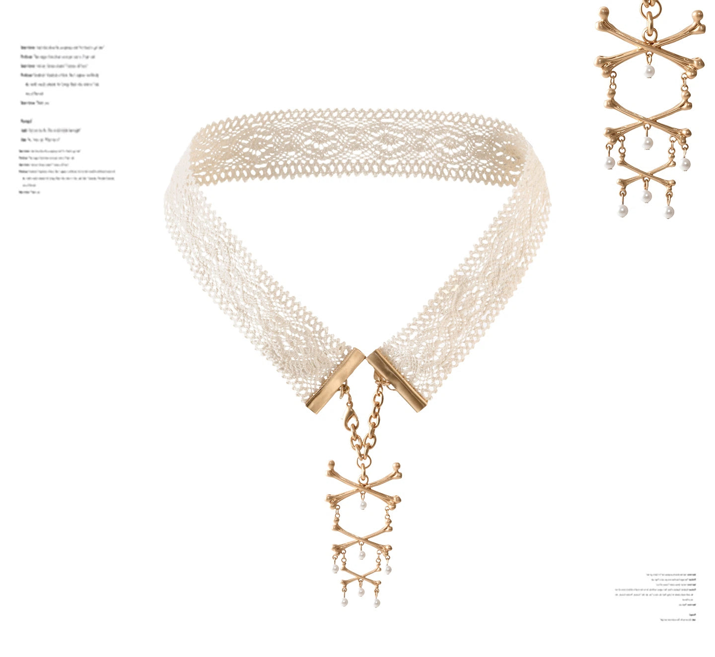 Vintage Lace Choker Necklace