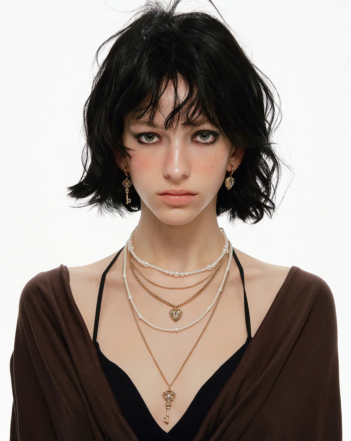 Detachable Multi-Layer Pearl Necklace