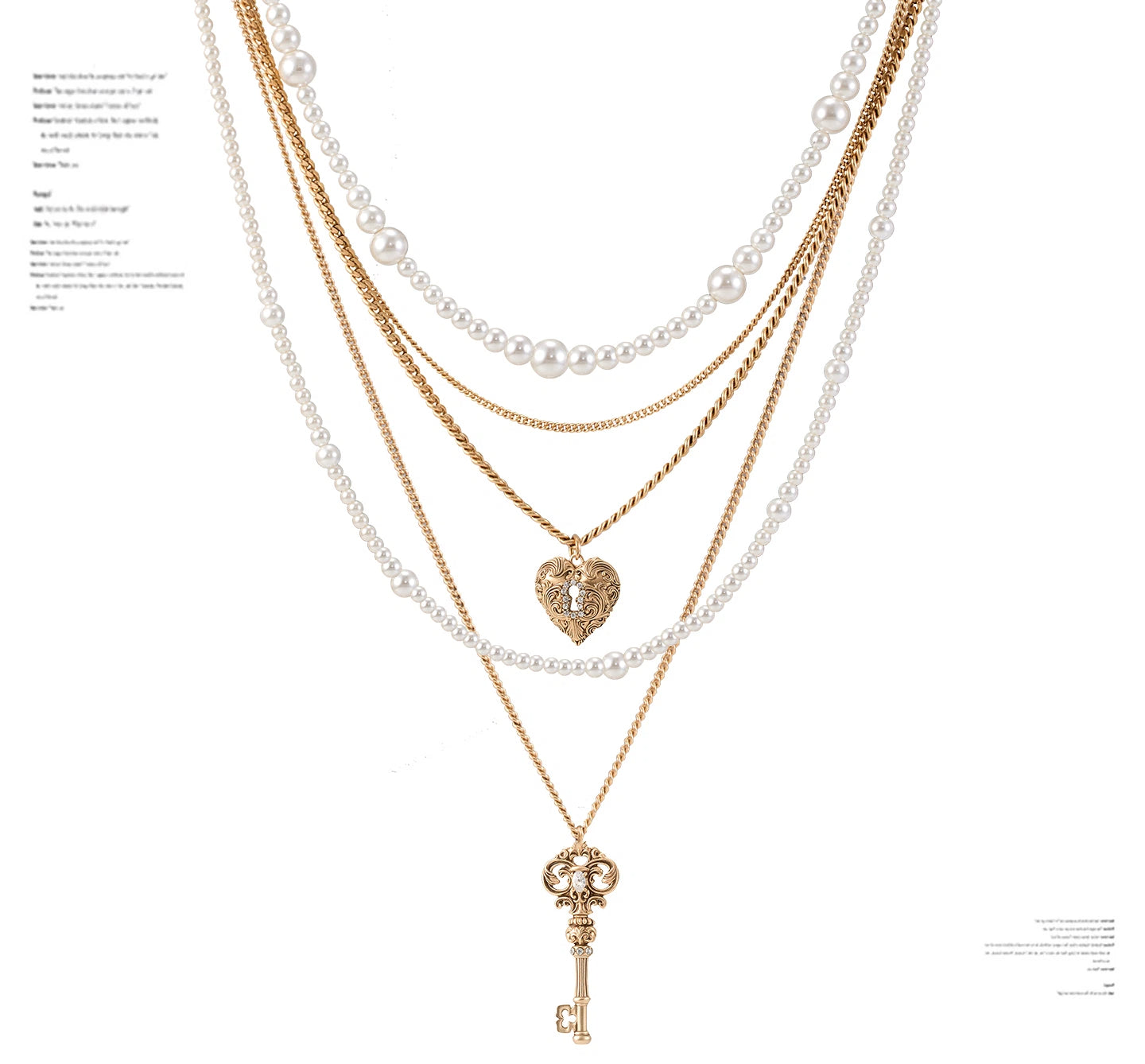 Detachable Multi-Layer Pearl Necklace