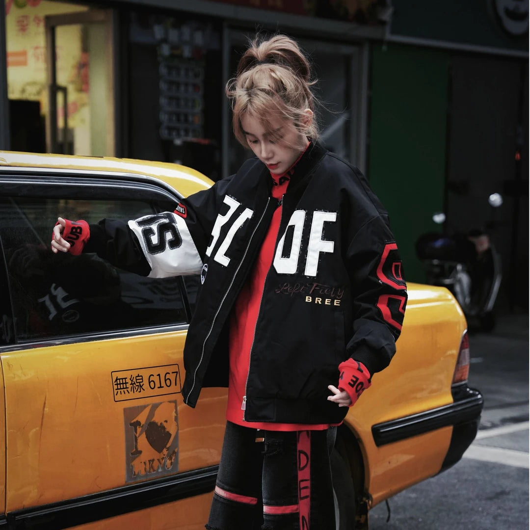 Handcrafted Dyed Graffiti Washed Denim Jacket