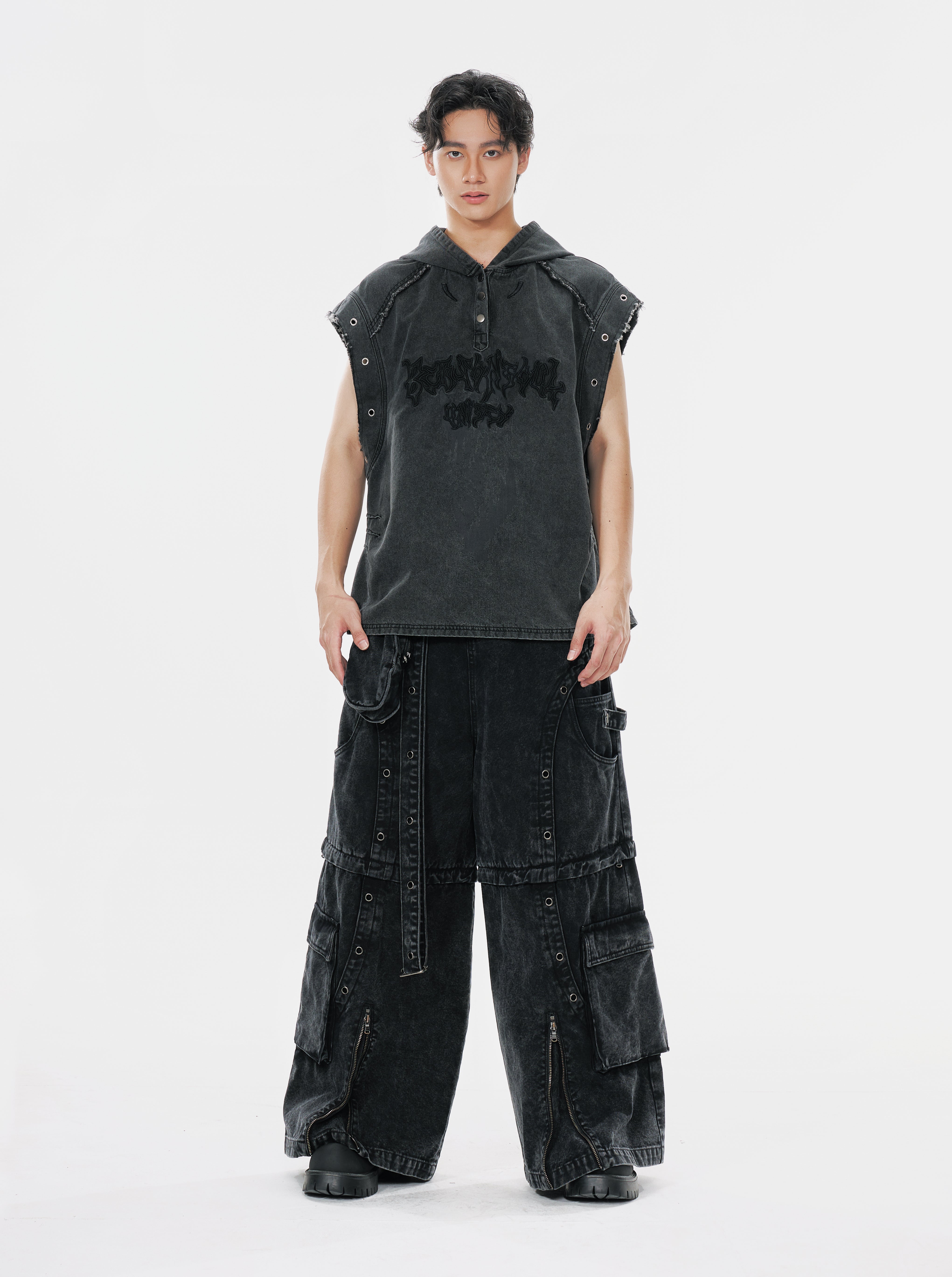 High Street Loose Dark Vest