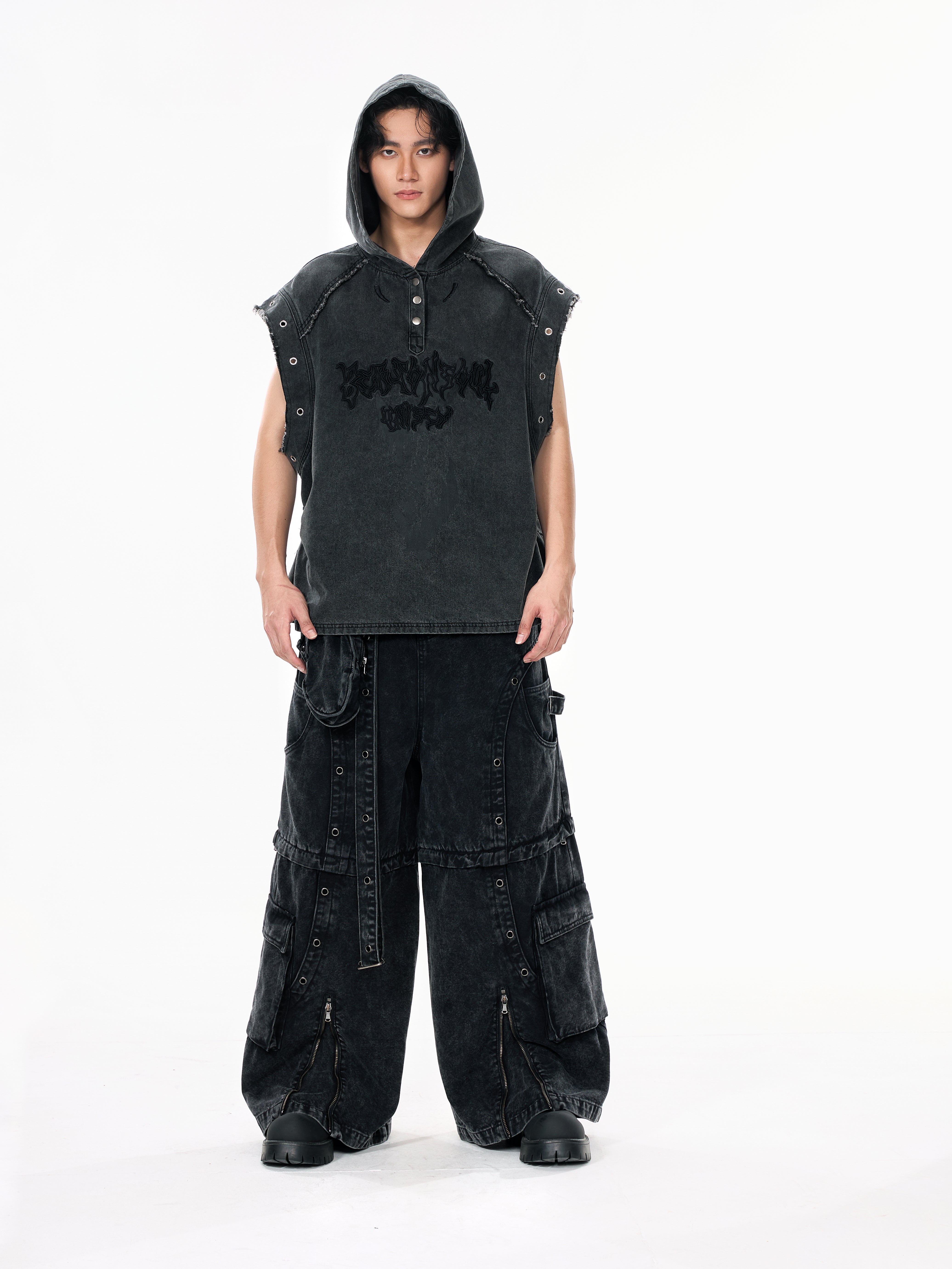 High Street Loose Dark Vest