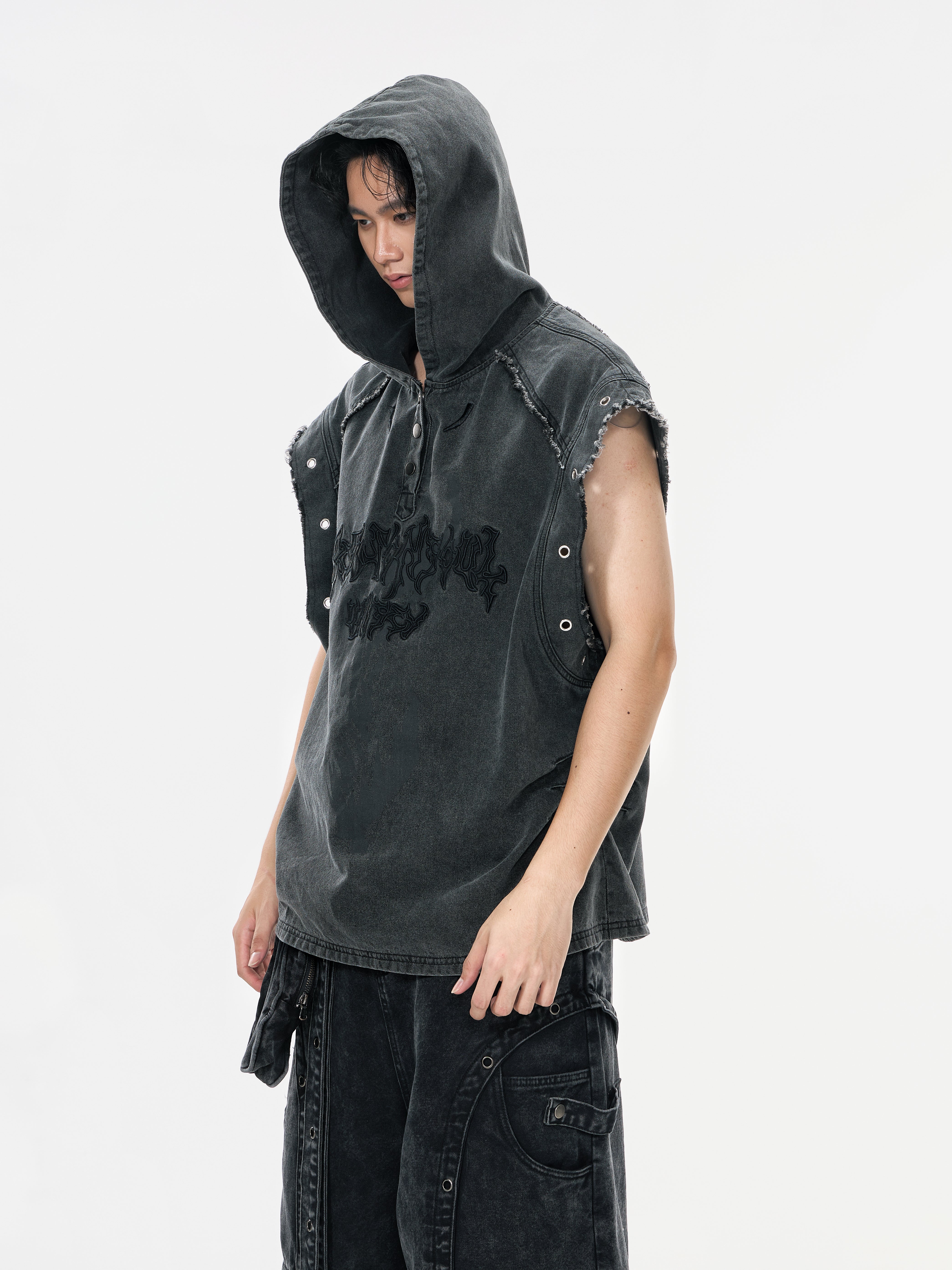 High Street Loose Dark Vest