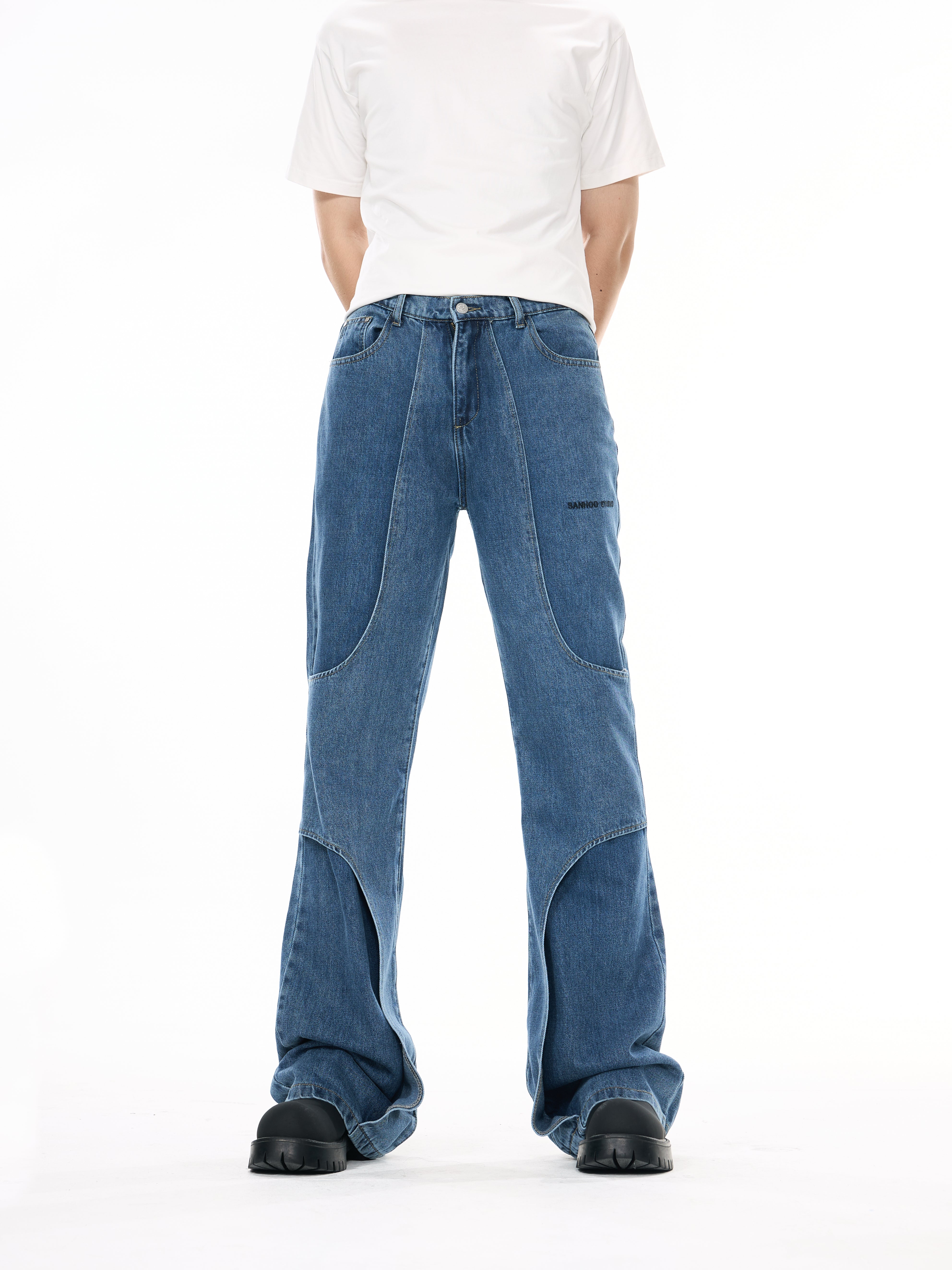 Double Layer Design Jeans