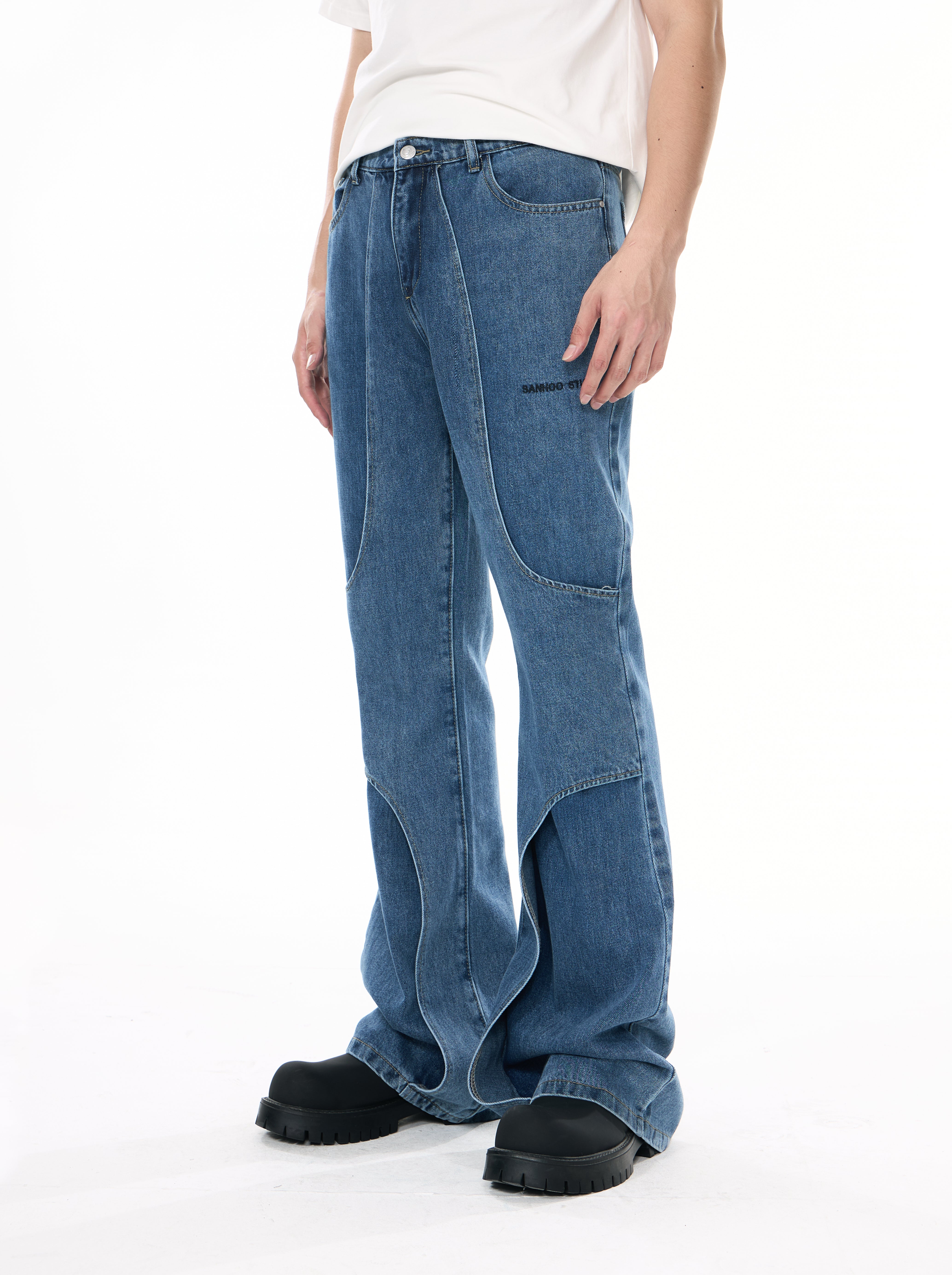 Double Layer Design Jeans