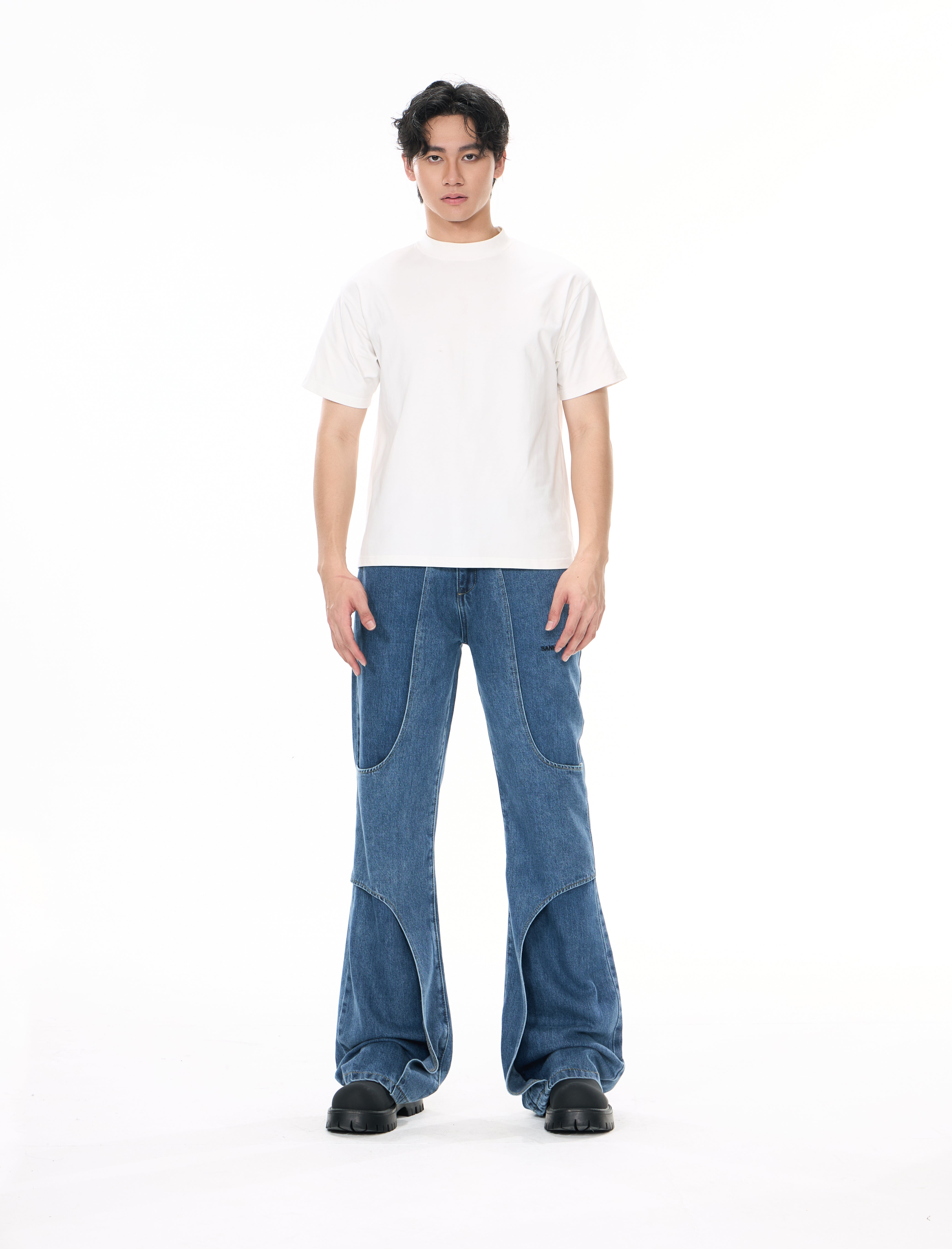 Double Layer Design Jeans