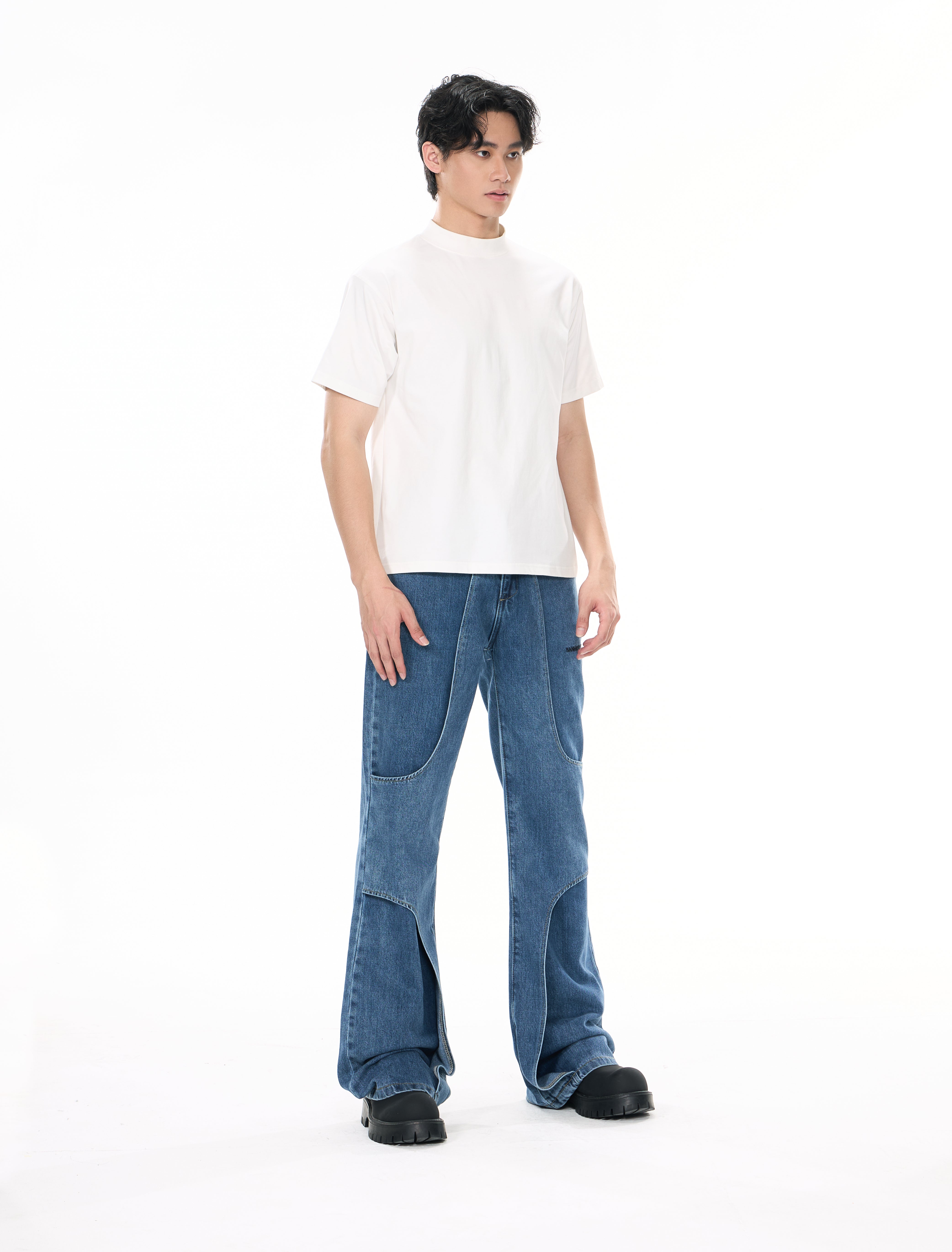 Double Layer Design Jeans