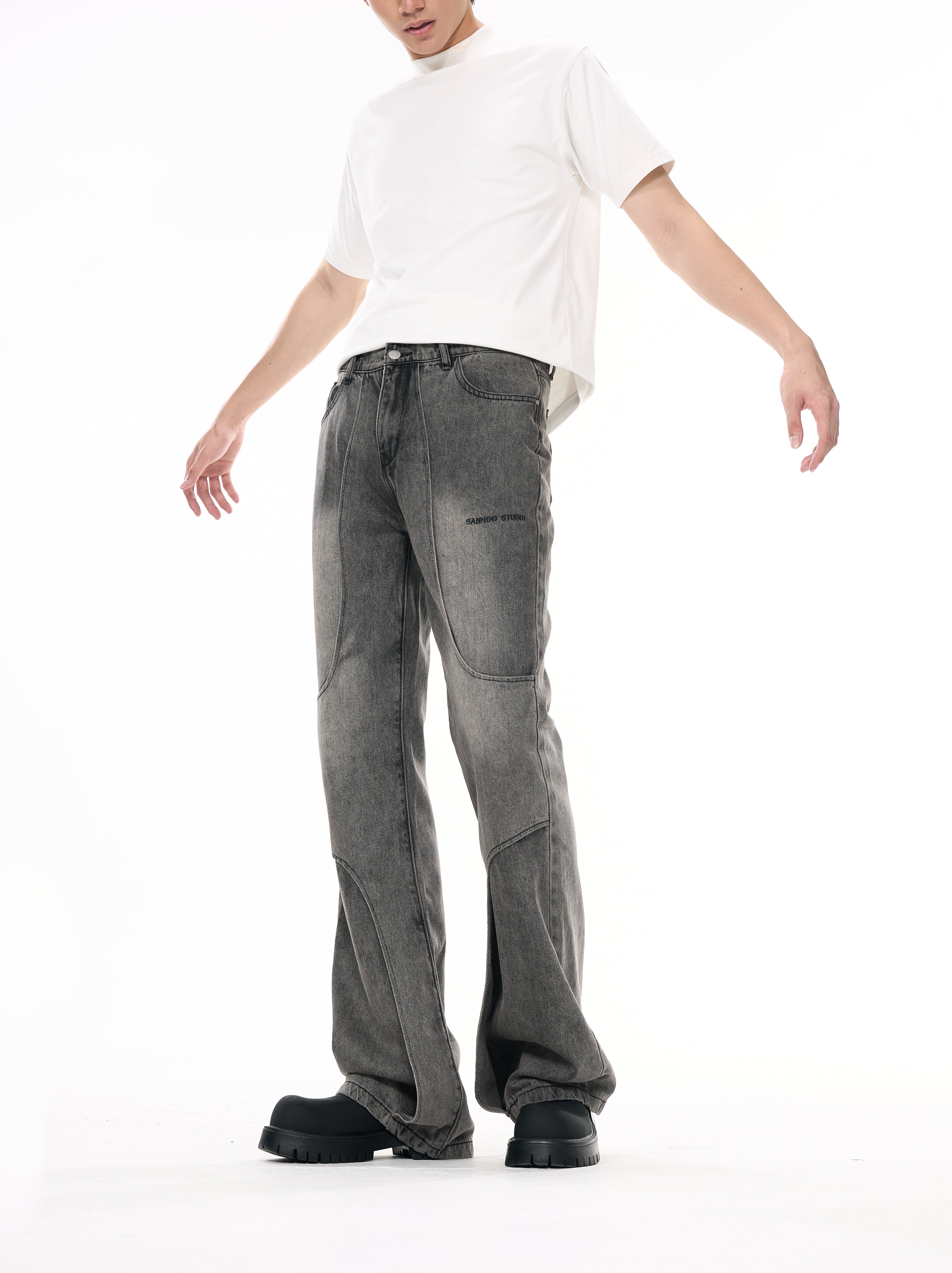 Double Layer Design Jeans