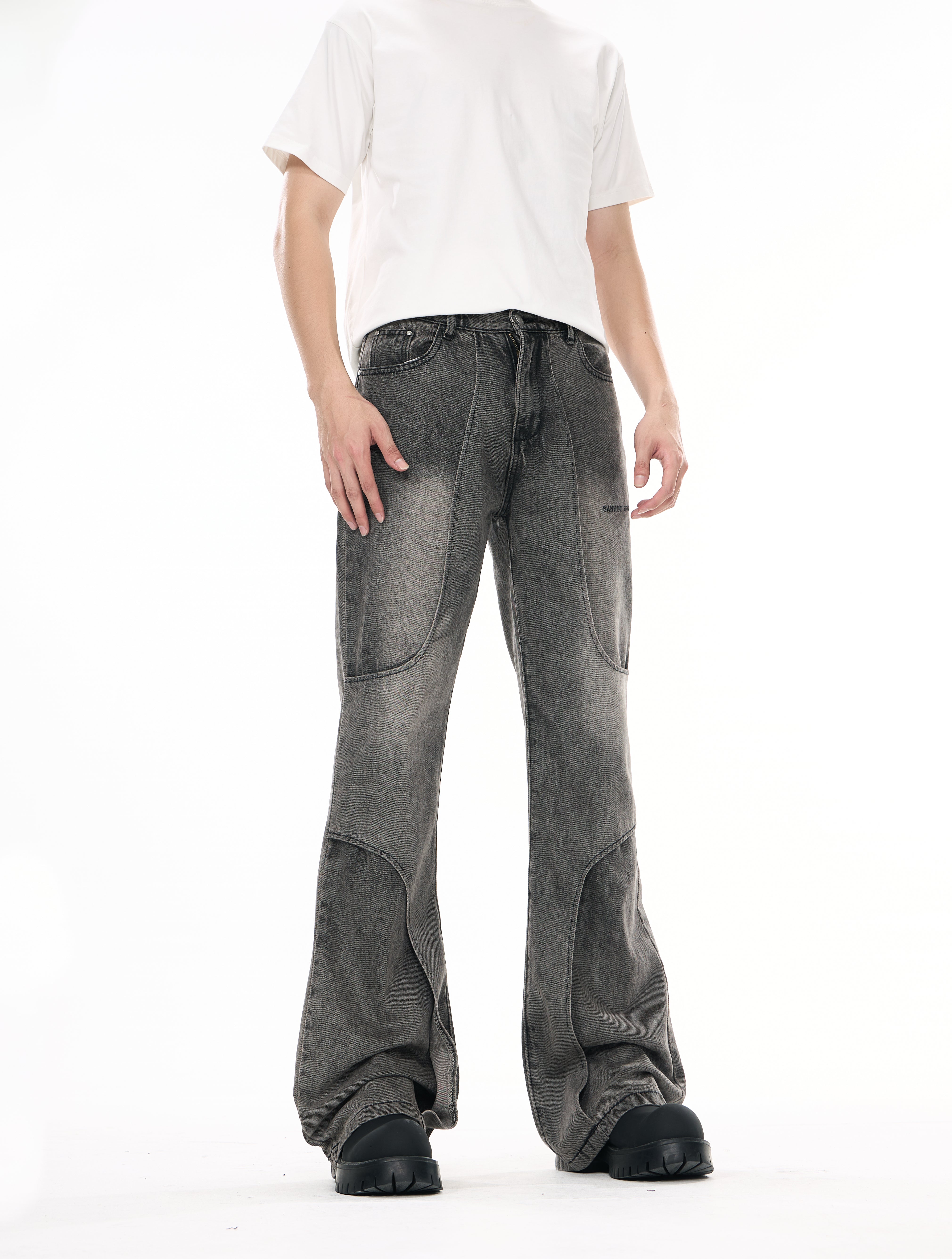 Double Layer Design Jeans