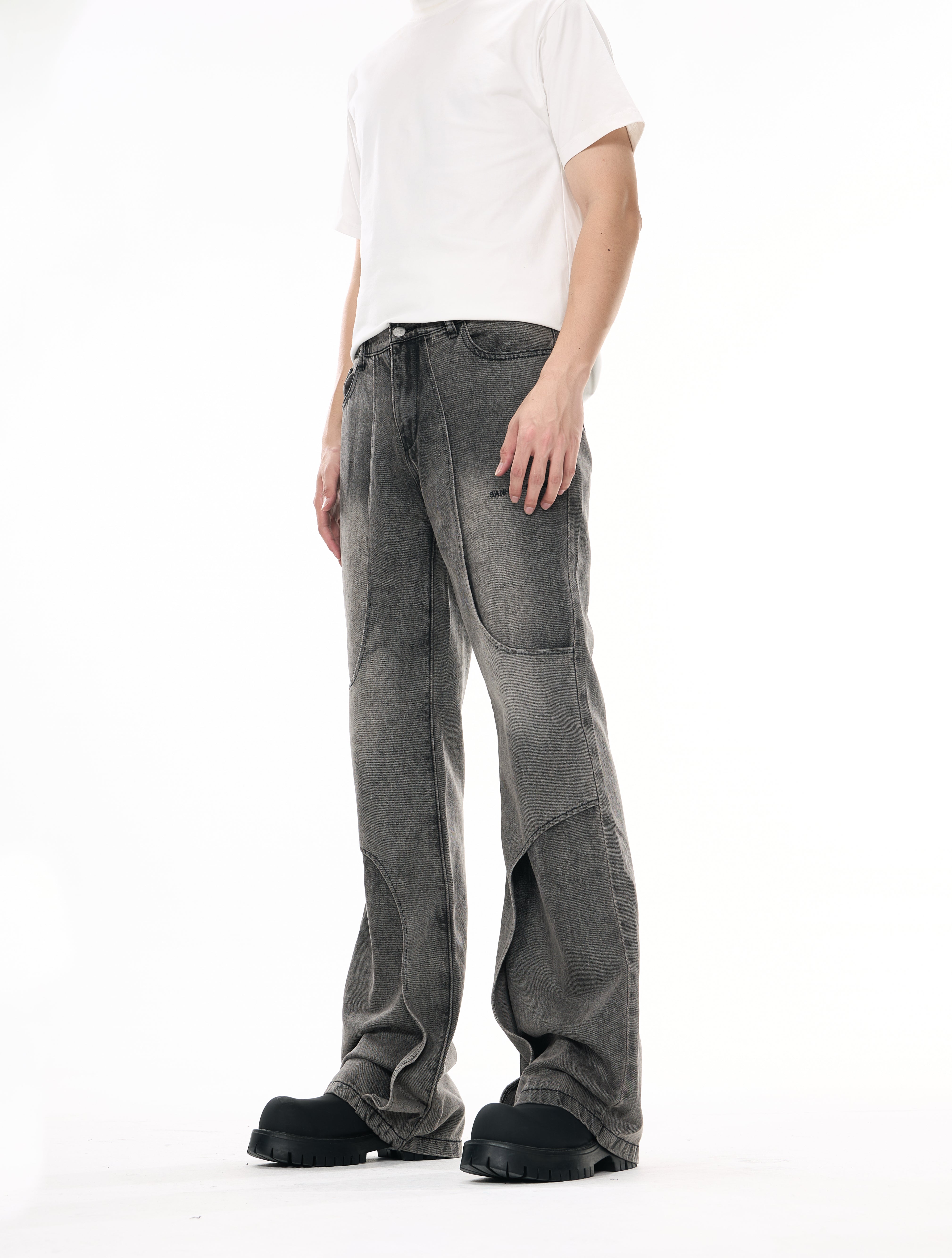Double Layer Design Jeans
