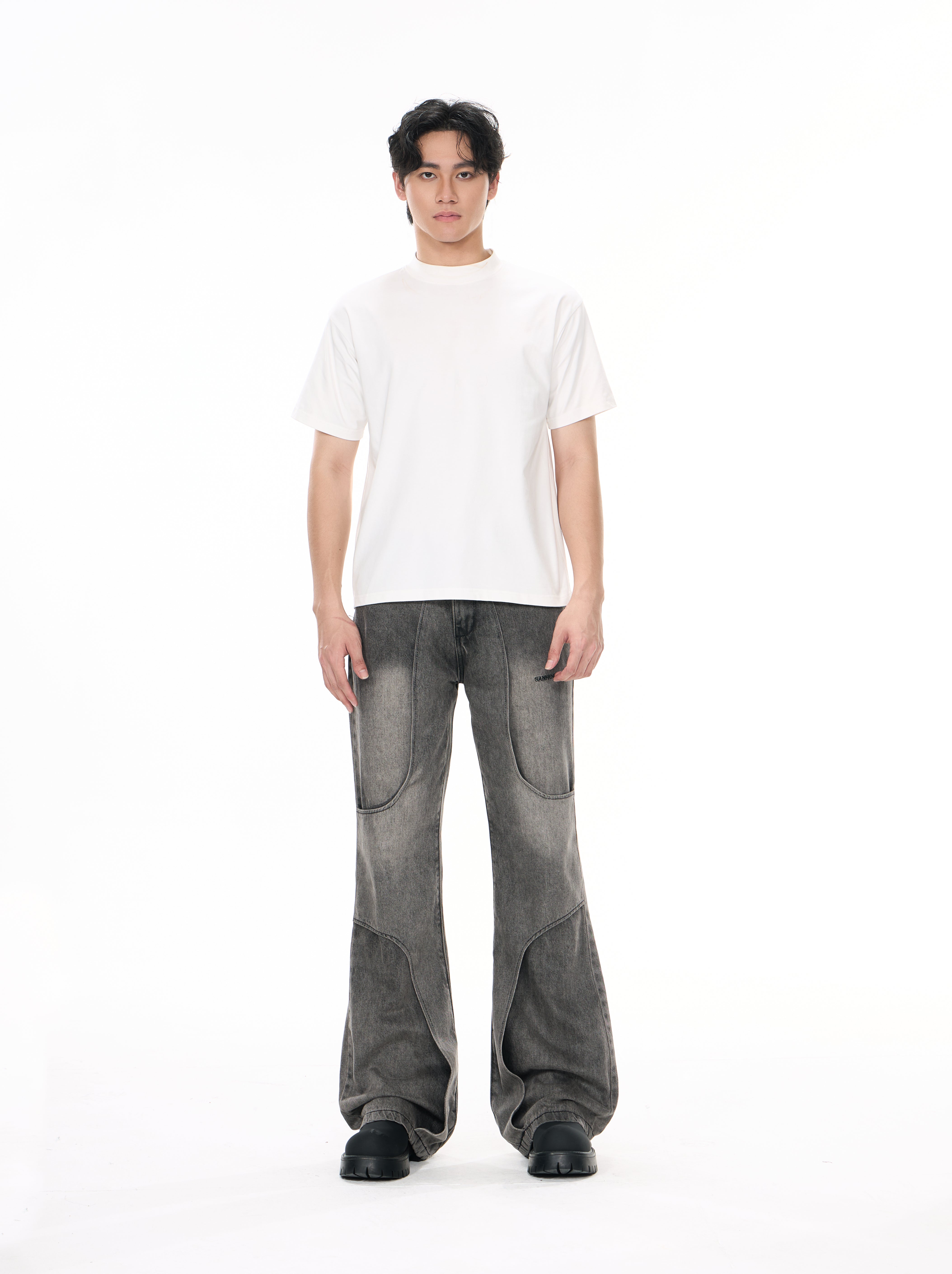 Double Layer Design Jeans