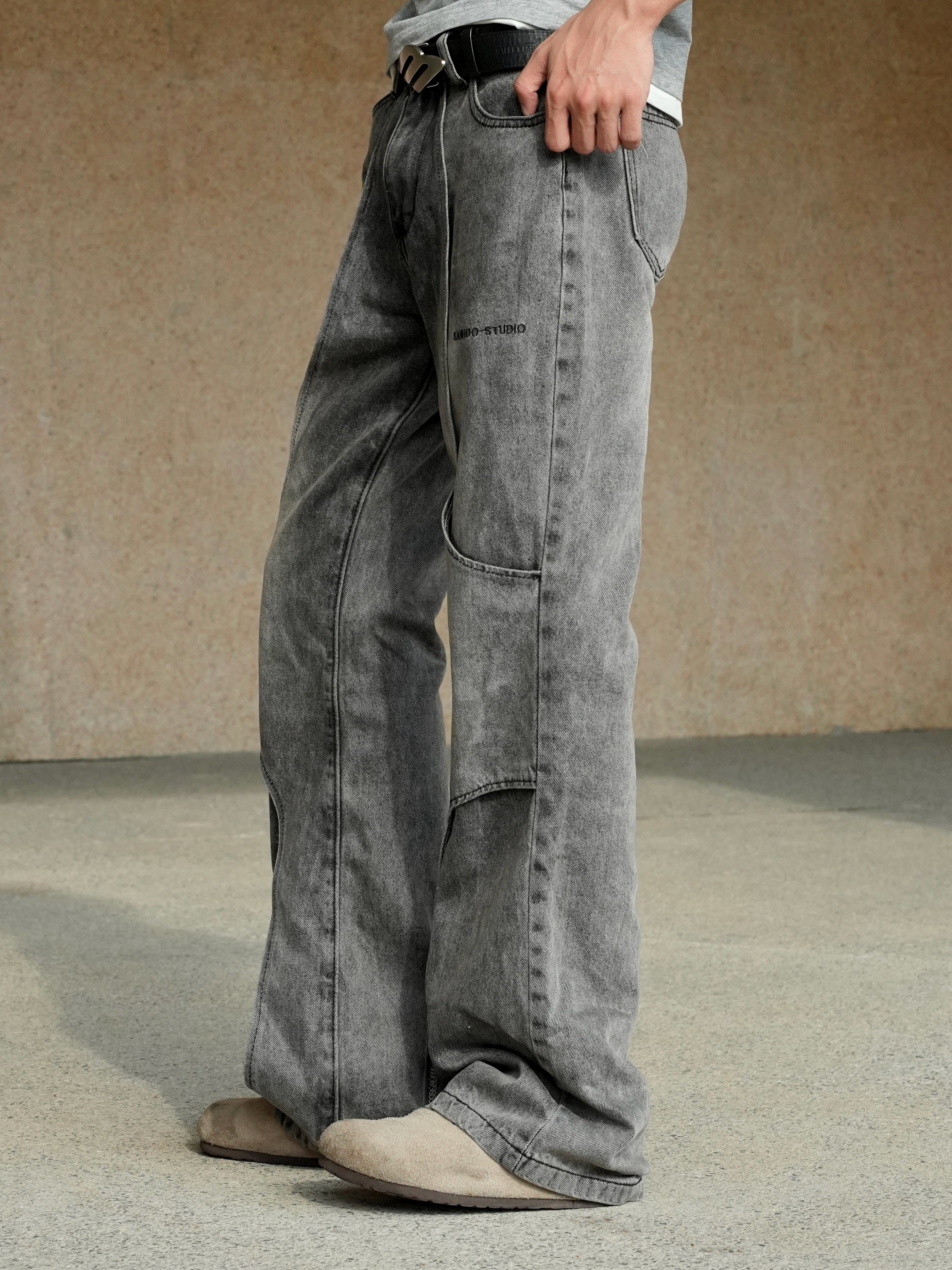 Double Layer Design Jeans