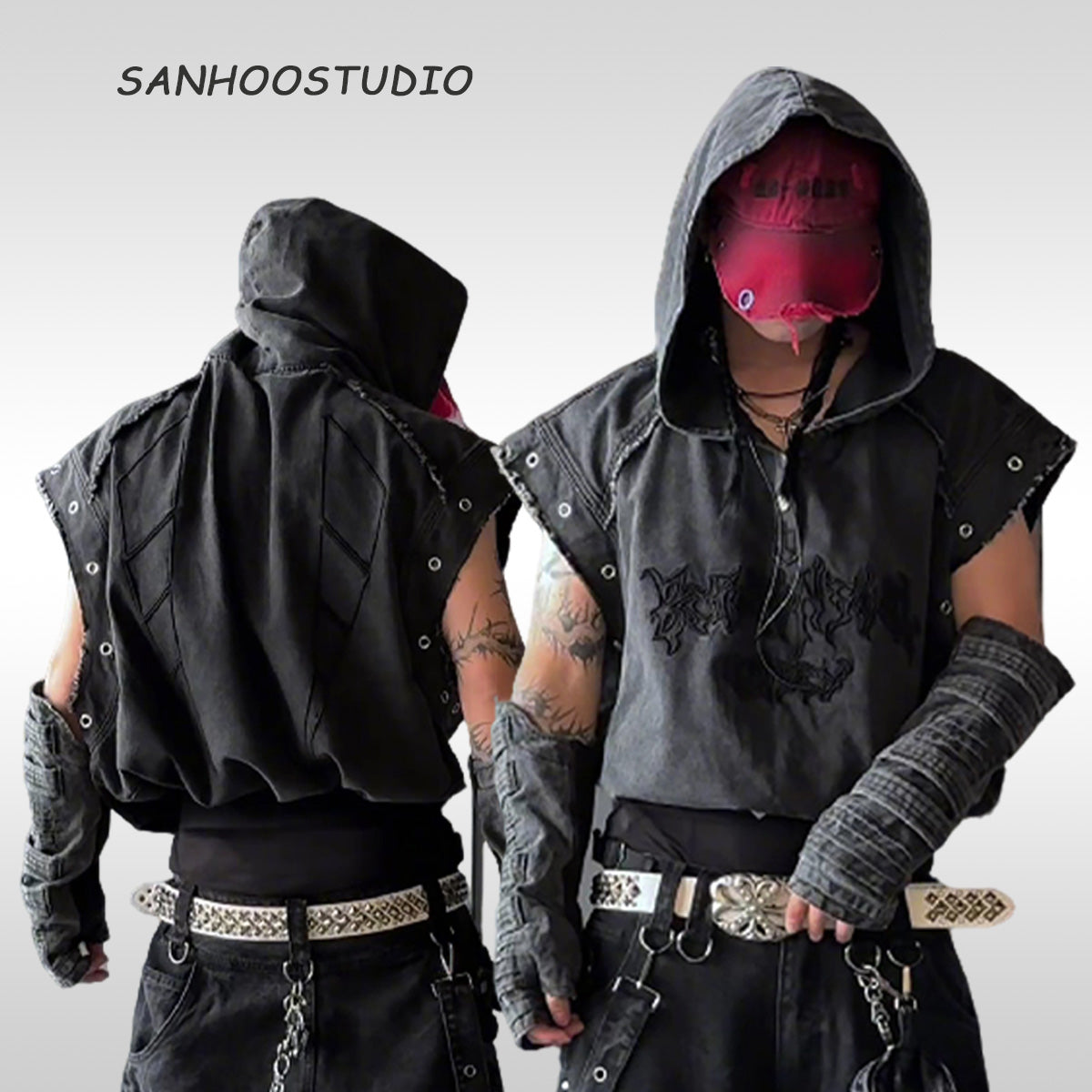 High Street Loose Dark Vest