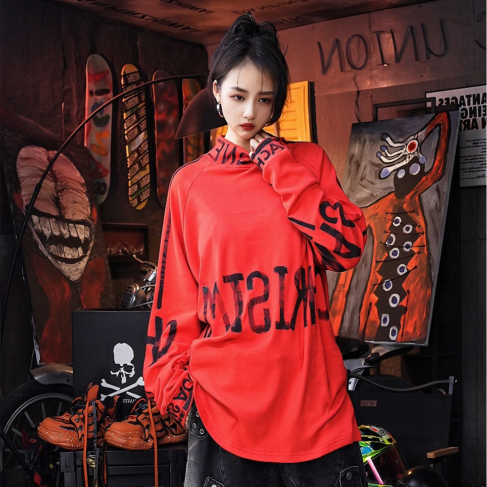 Heavy Graffiti Fleece Street Hoodie (Pre-order, Ships Within 20 Days)