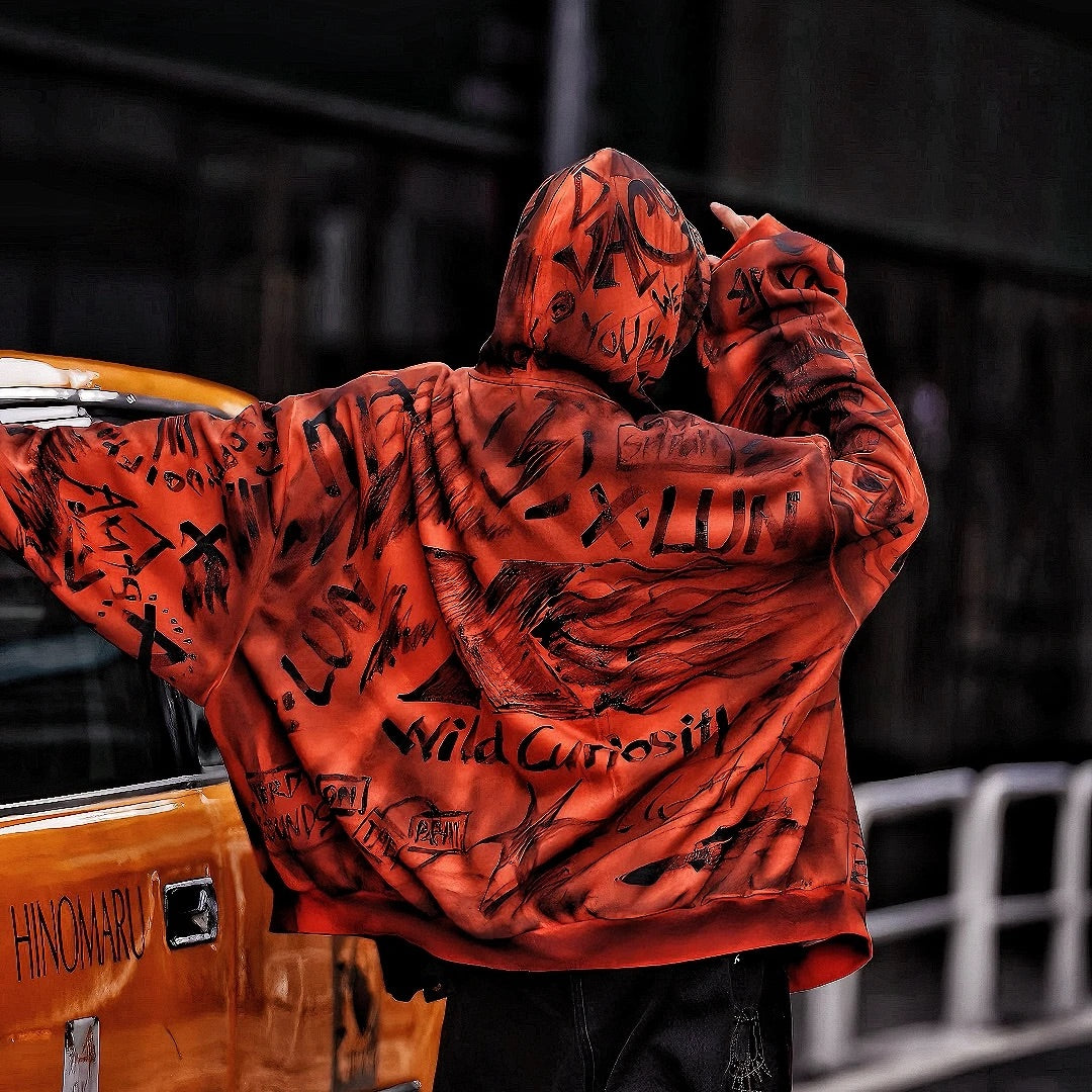 Heavy Graffiti Street Hoodie