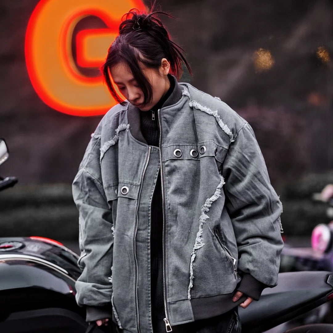 Hand-Brushed Mud Dyed Padded Jacket