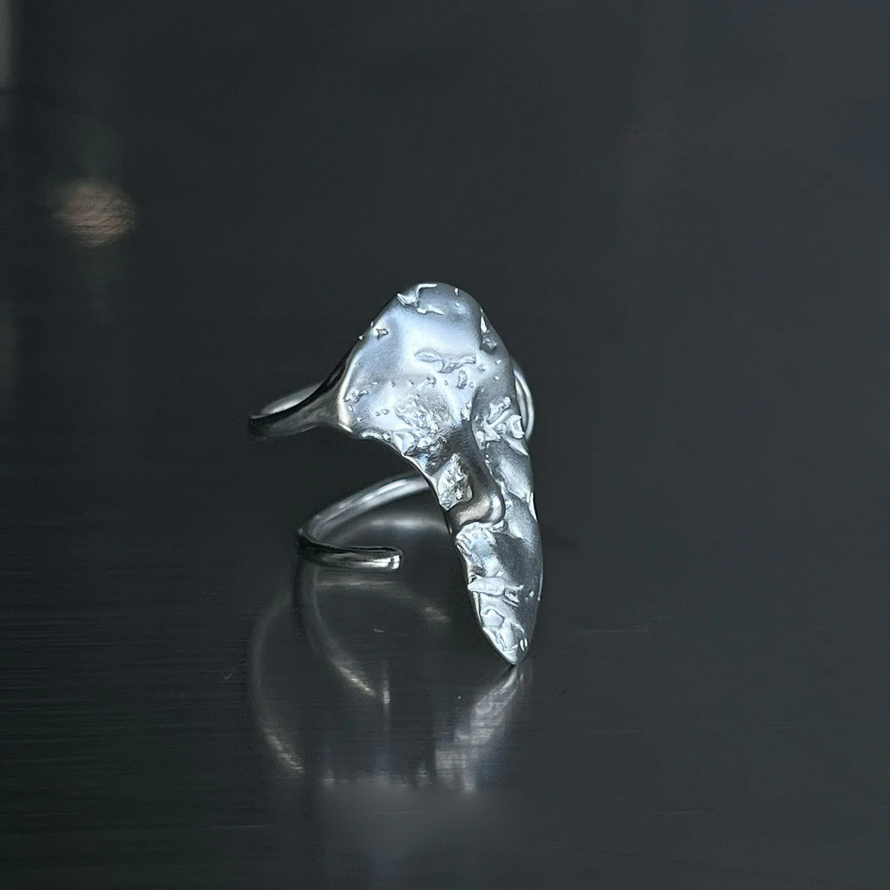 Simple Vintage Mask Face Ring