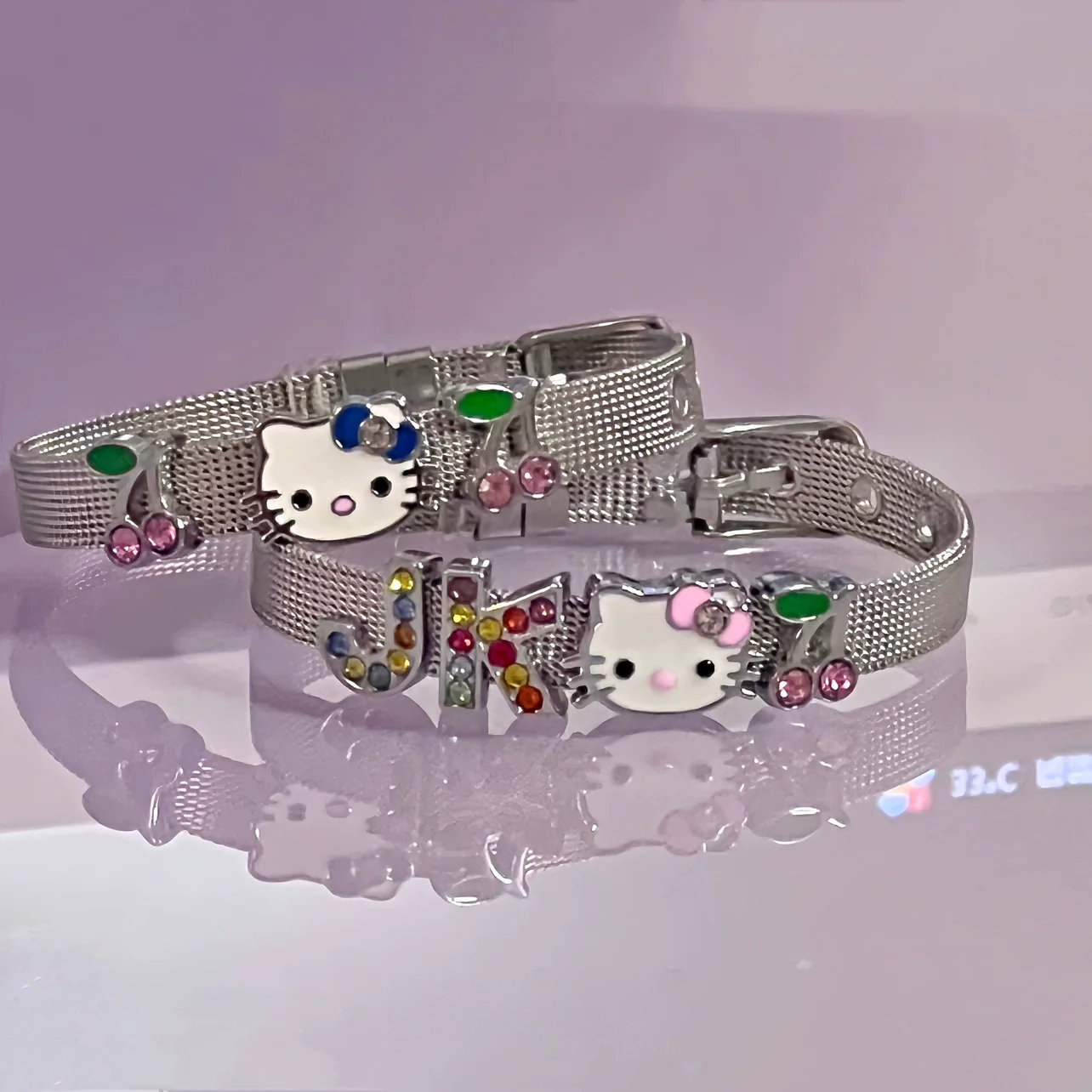 Y2K Kitty Cat Cartoon Bracelet