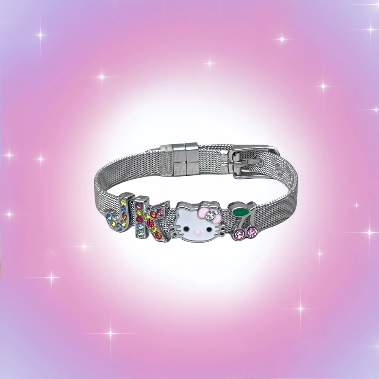 Y2K Kitty Cat Cartoon Bracelet