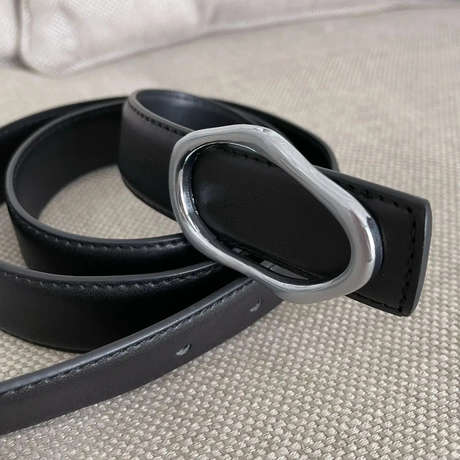 Black Leather Belt ArtsKoreanMan