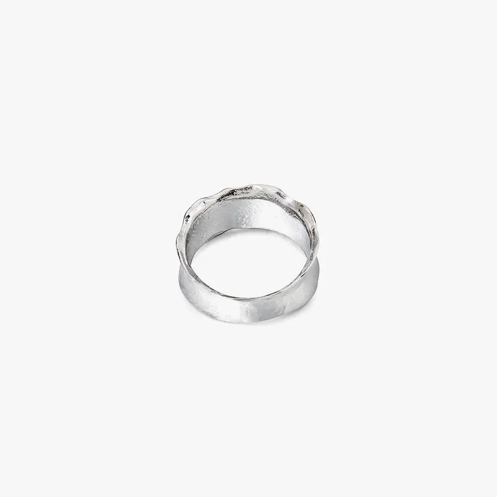 Fold Texture Irregular Ring ArtsKoreanMan