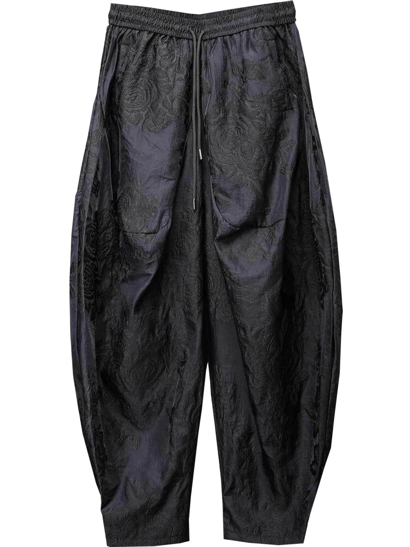 Sanhoostudio Jacquard Harem Cropped Pants