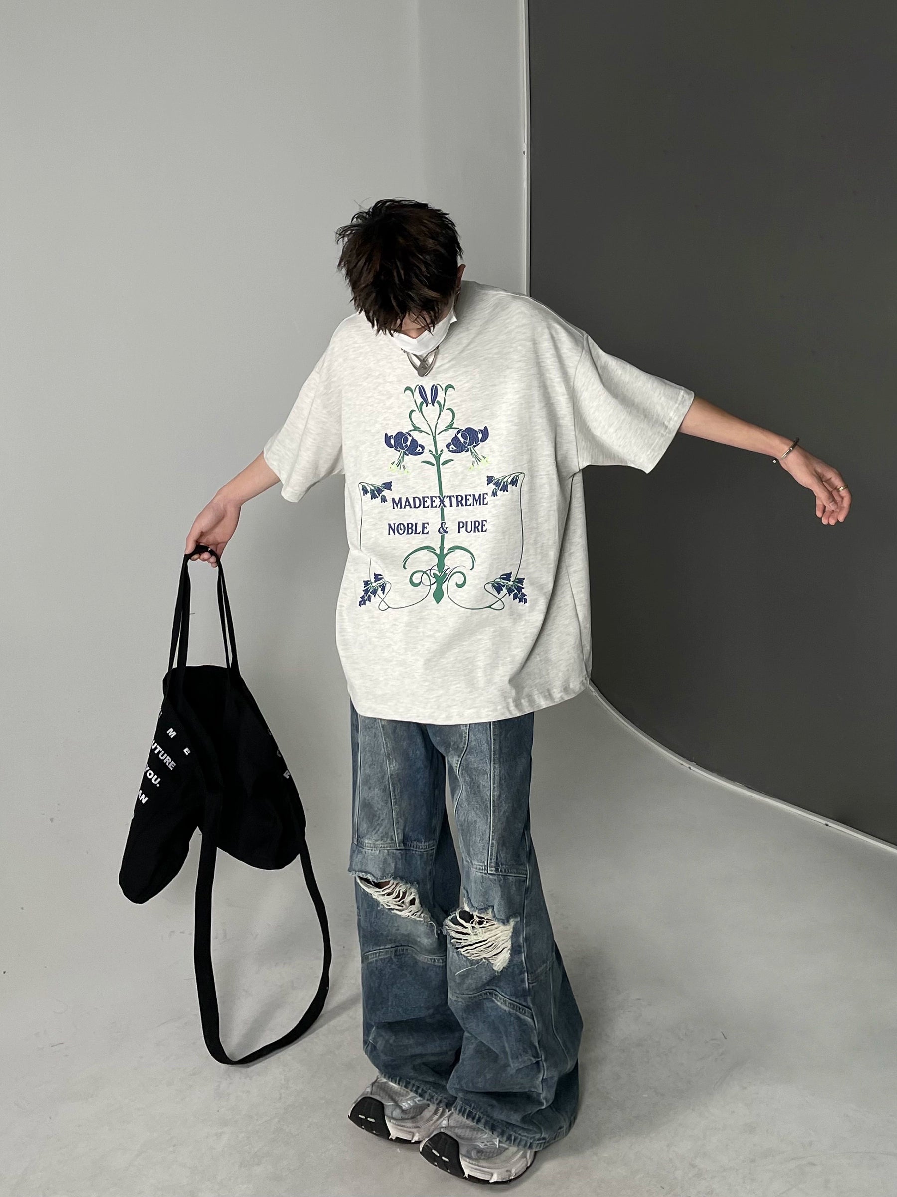 【25s Aug.】Vintage Heavily Distressed Ripped Jeans