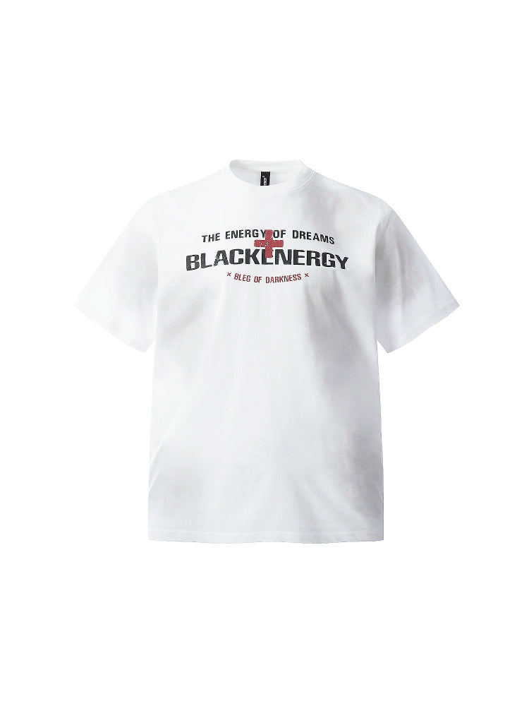 The Sanhoostudio oversized T-shirt features a distressed vintage wash with a round neck and structured shoulders. With its breathable cotton fabric and relaxed high street vibe, it’s a wardrobe staple that blends comfort and edgy streetwear style.