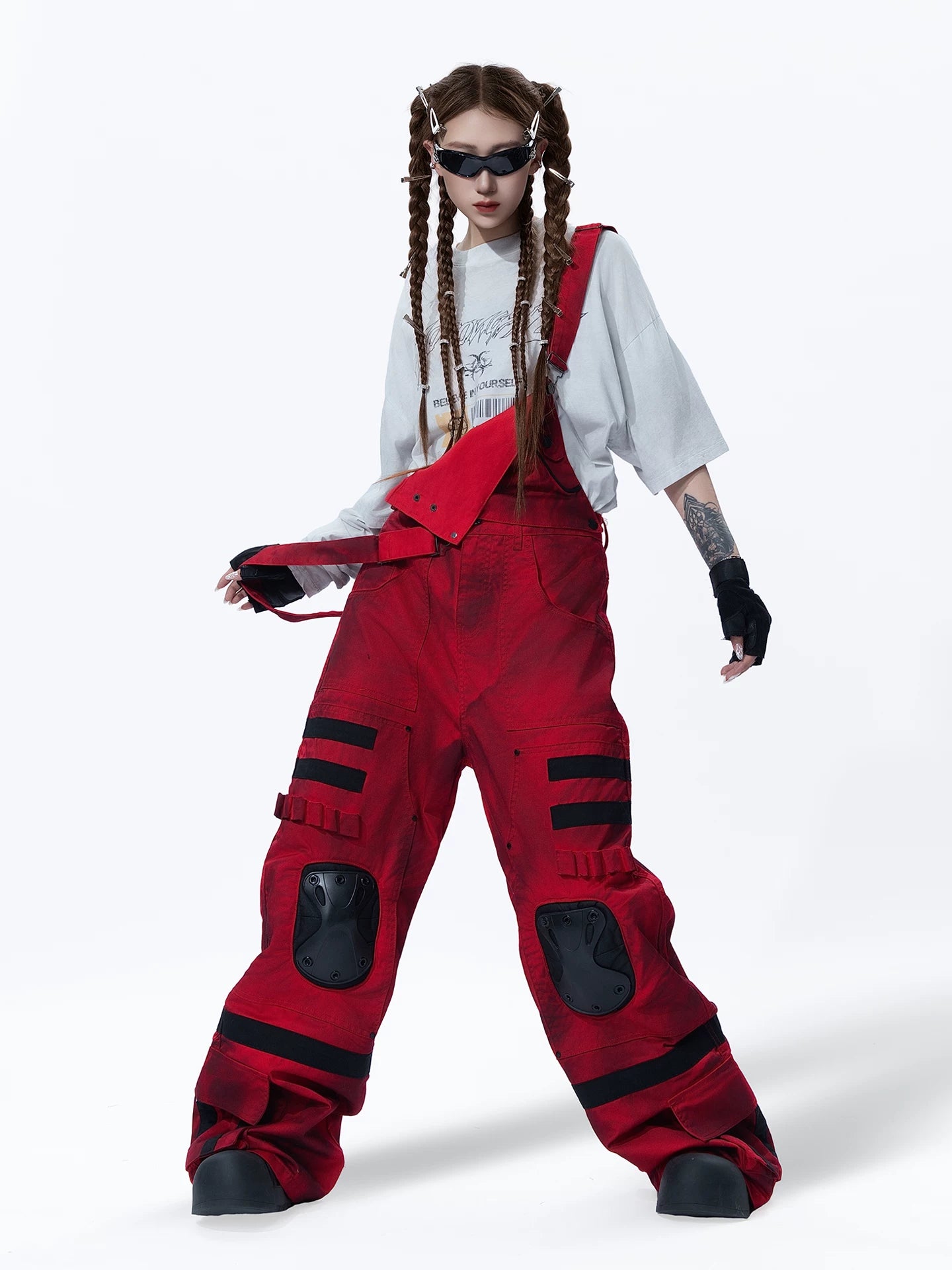 Sanhoostudio Cyberpunk Tactical Cargo Pants