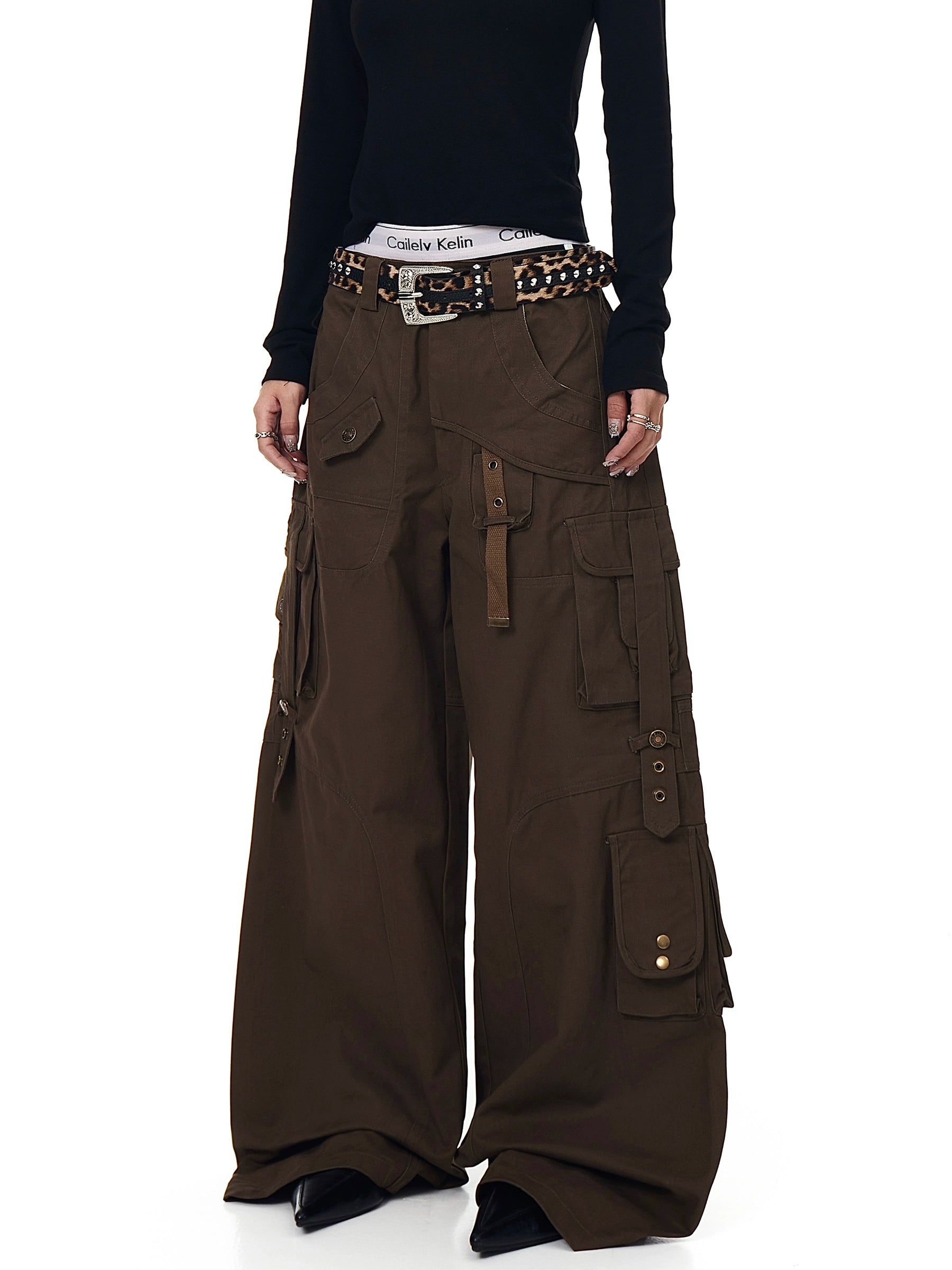 High Street Utility Multi-Pocket Cargo Pants