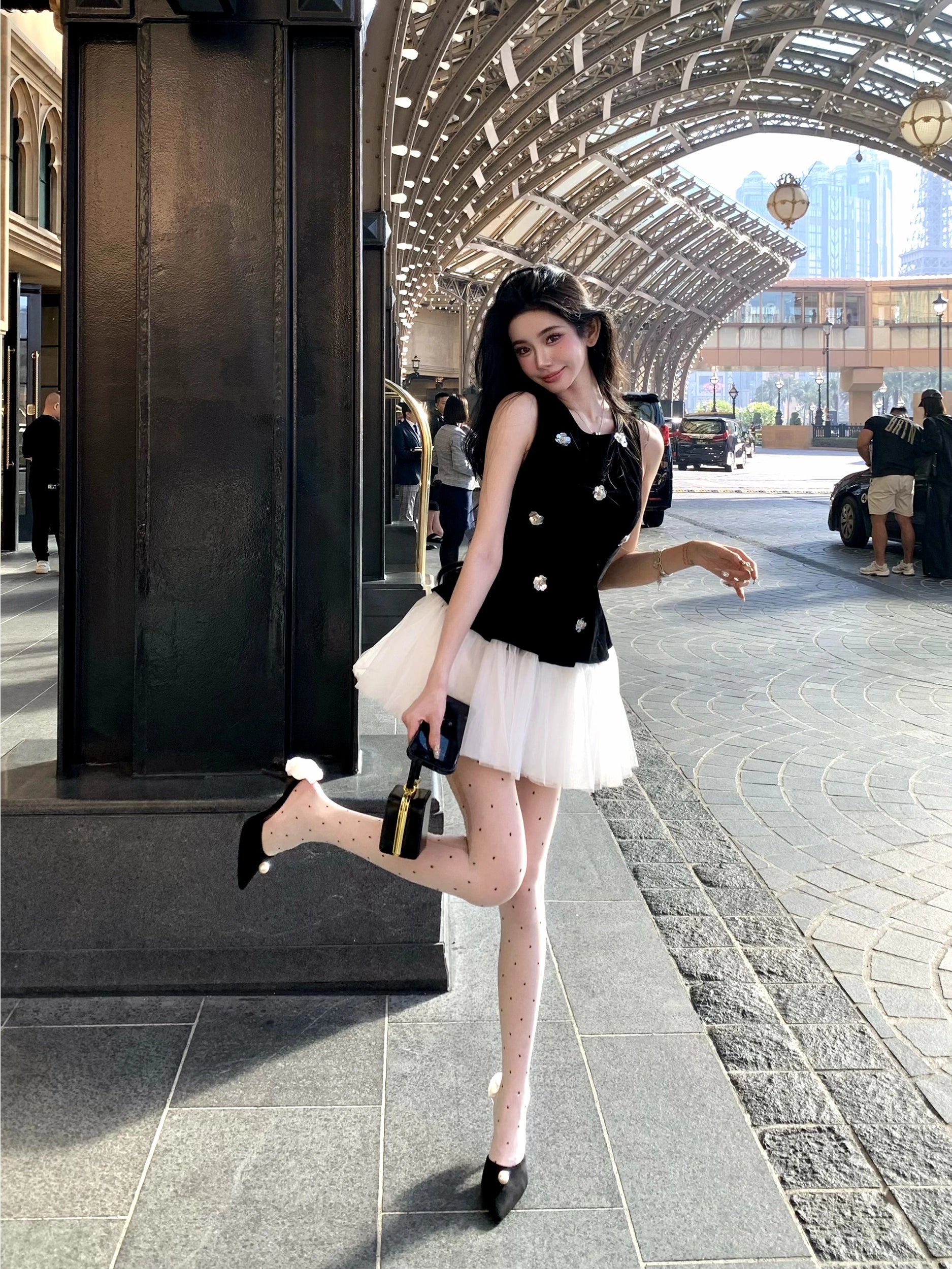 Black Princess Tulle Dress