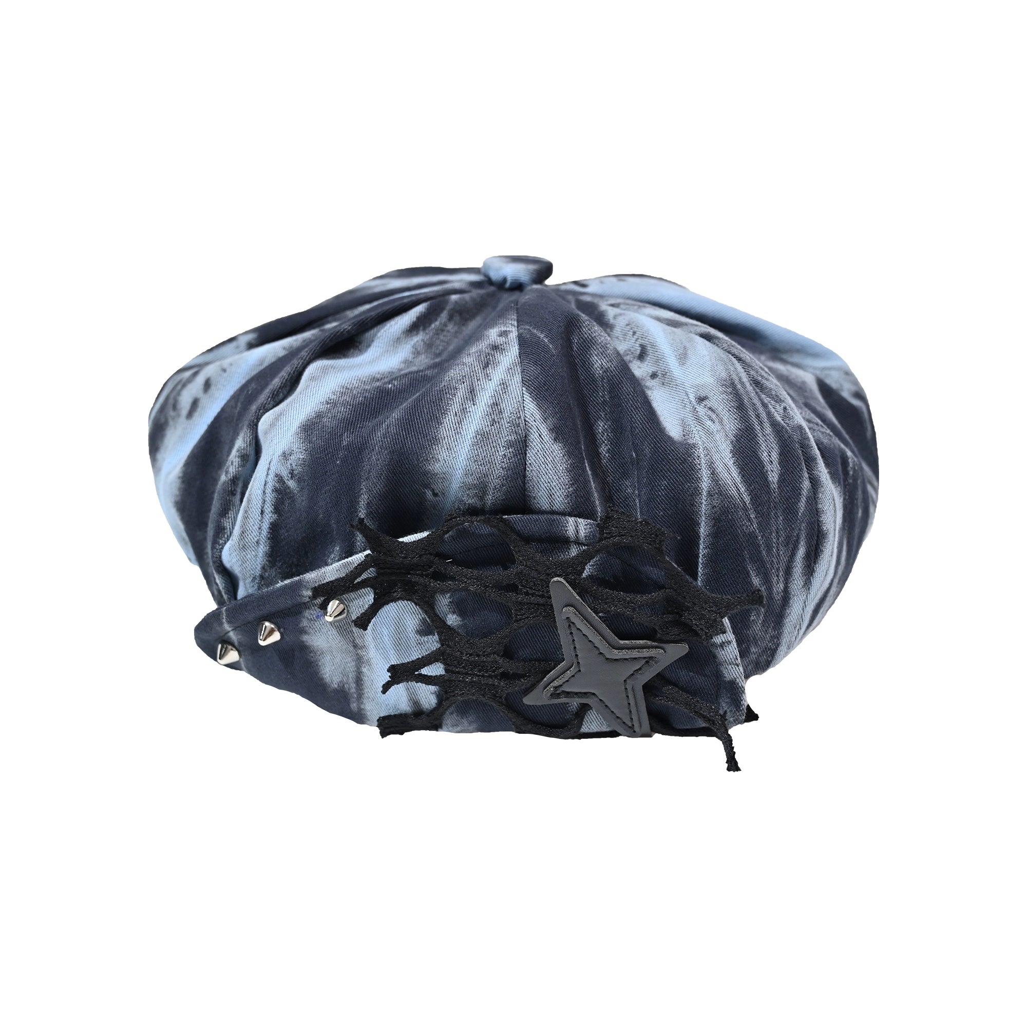 Studded Star Punk Beret