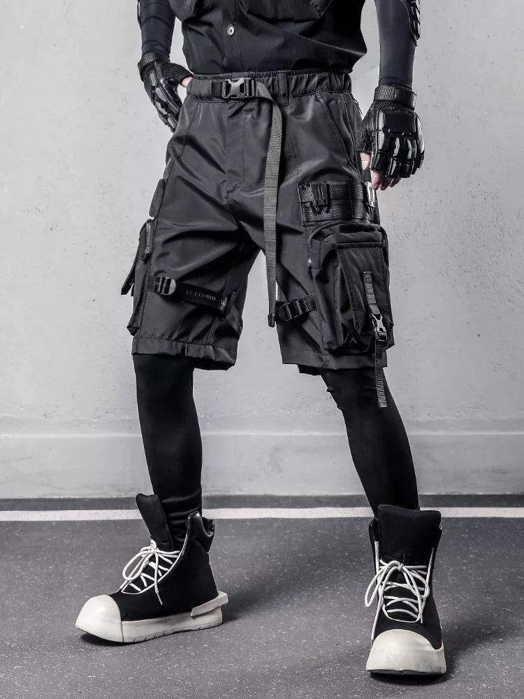 Sanhoostudio Multi Pocket Tactical Shorts