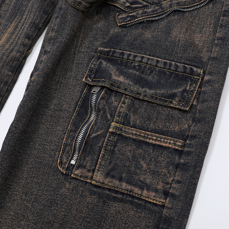 Reconstructed Deconstructed Patchwork Jeans