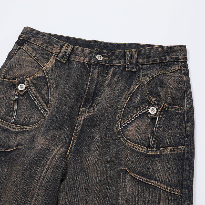 Reconstructed Deconstructed Patchwork Jeans