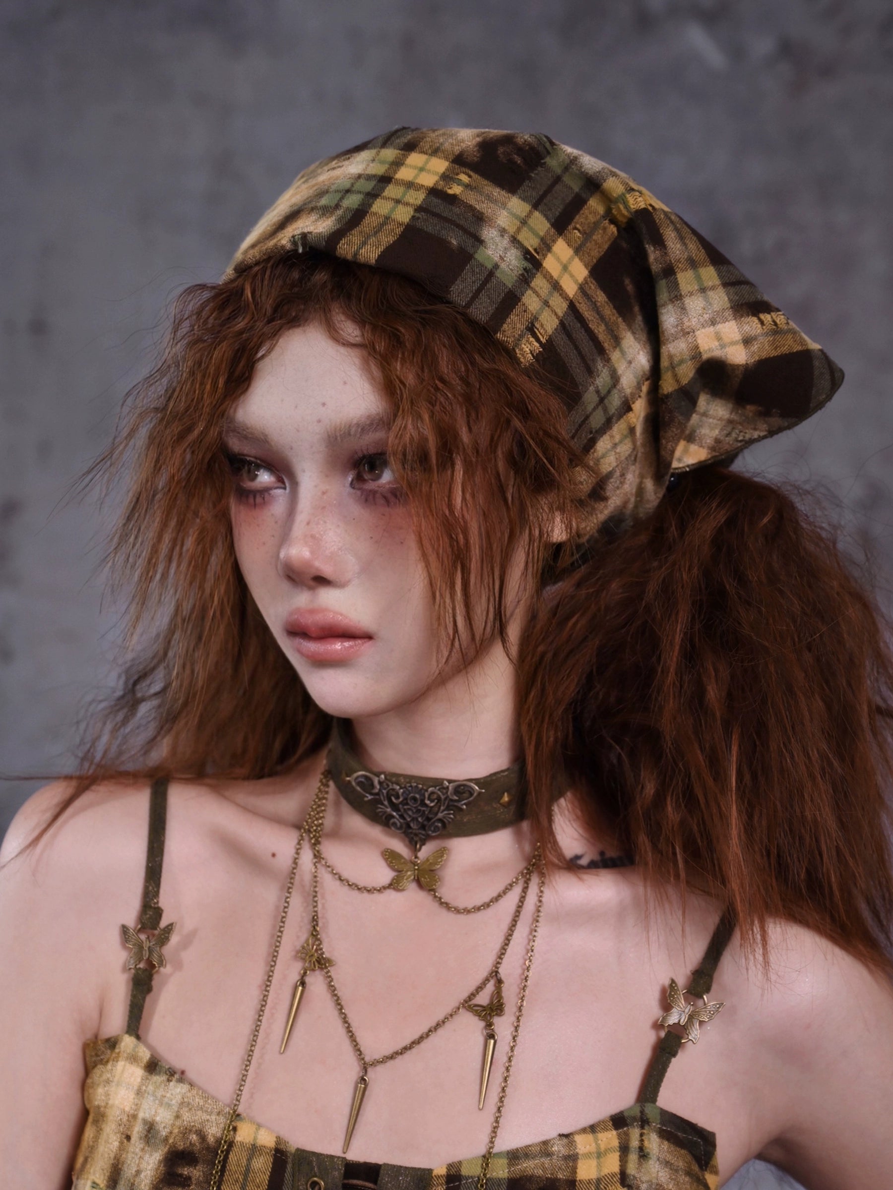 Plaid Multifunction Punk Bandana