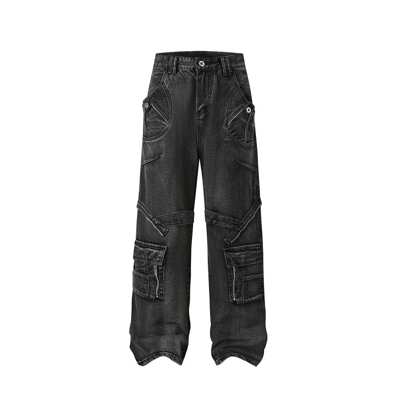 Reconstructed Deconstructed Patchwork Jeans
